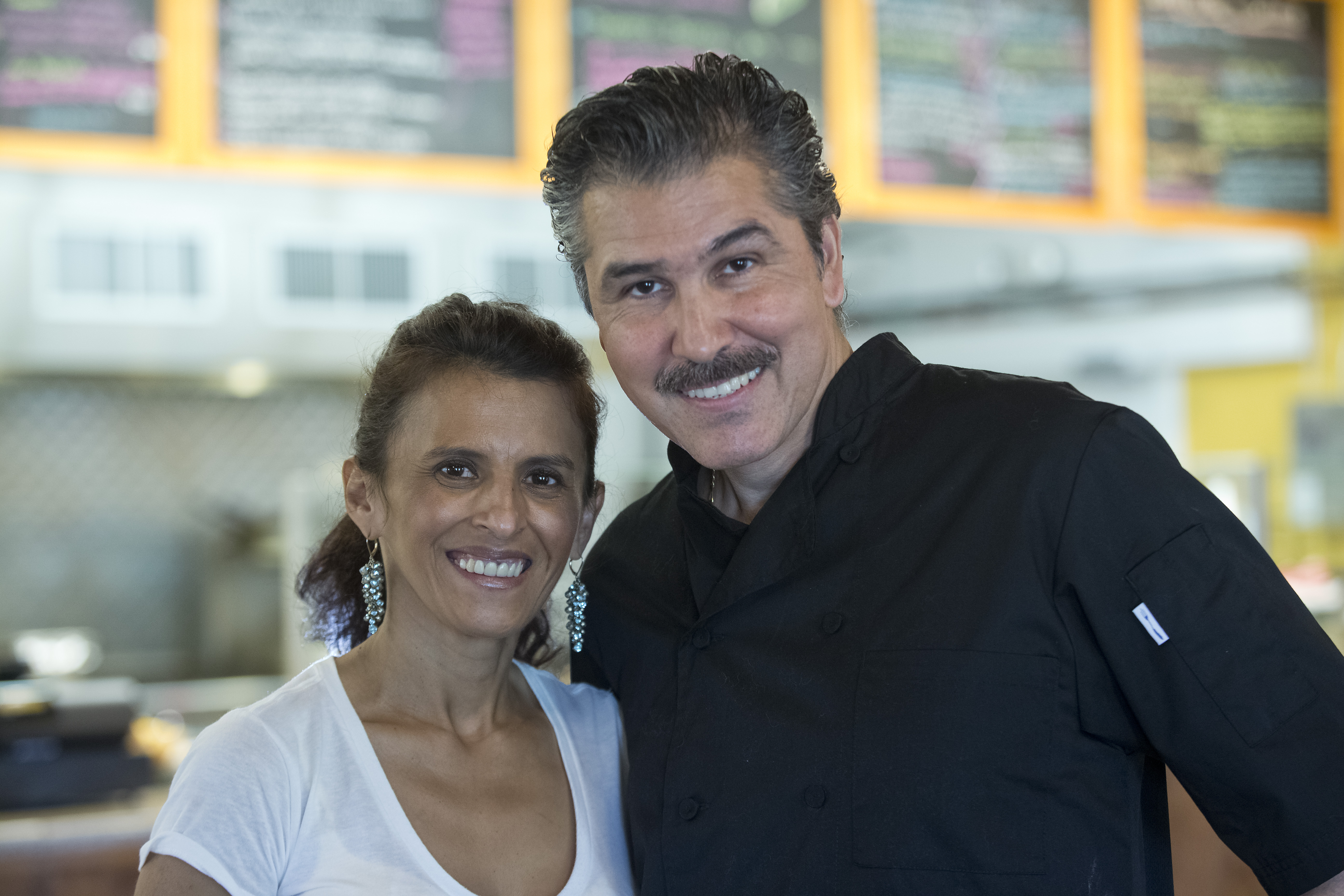 Dalia and Oscar Garcia, who owns Oscar’s Burritos Mexican Grill.