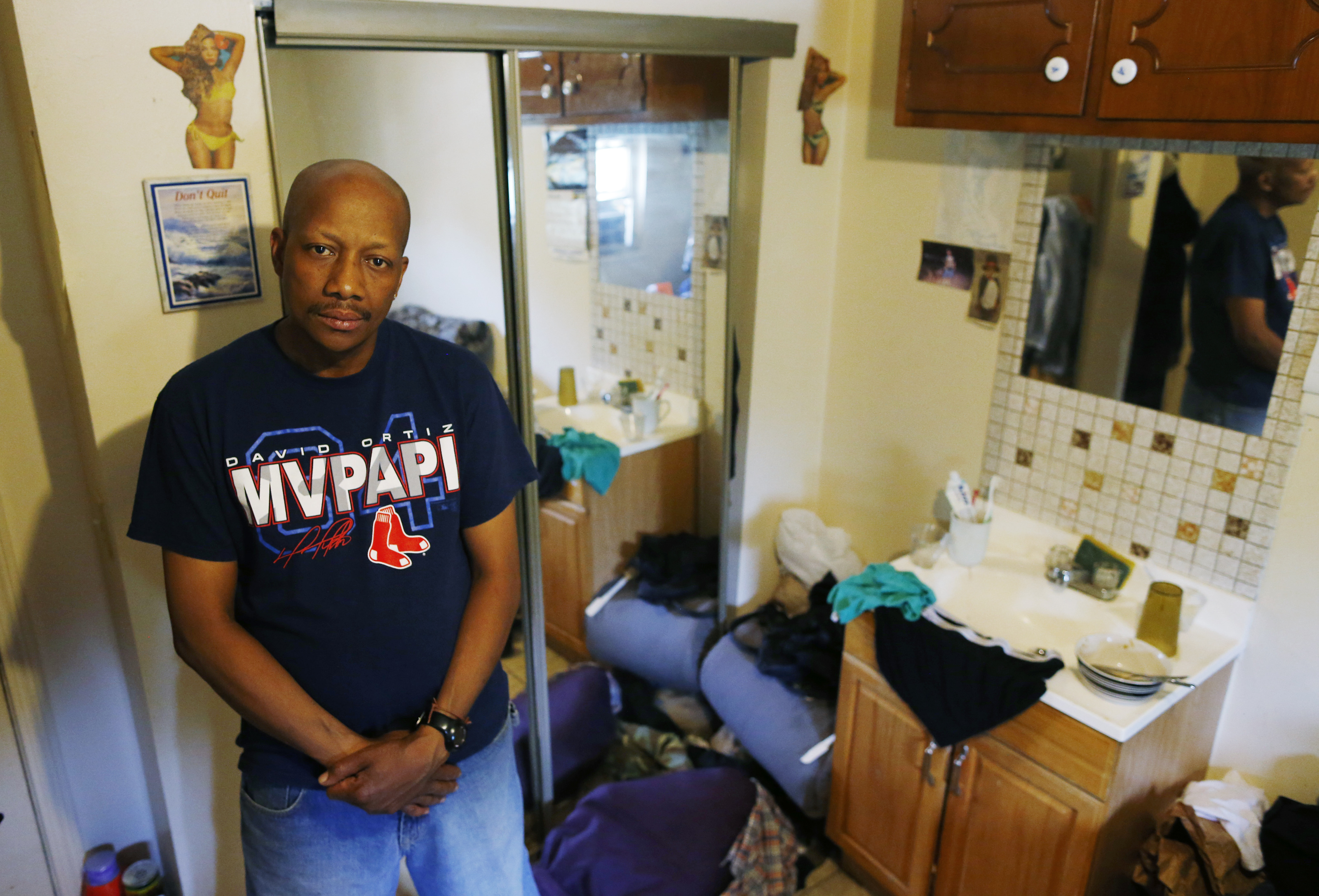 “People buy Starbucks coffee and three gallons of gas with what I have left,” said Larry McCain, 52, who worked at Logan Airport until his firing last month.