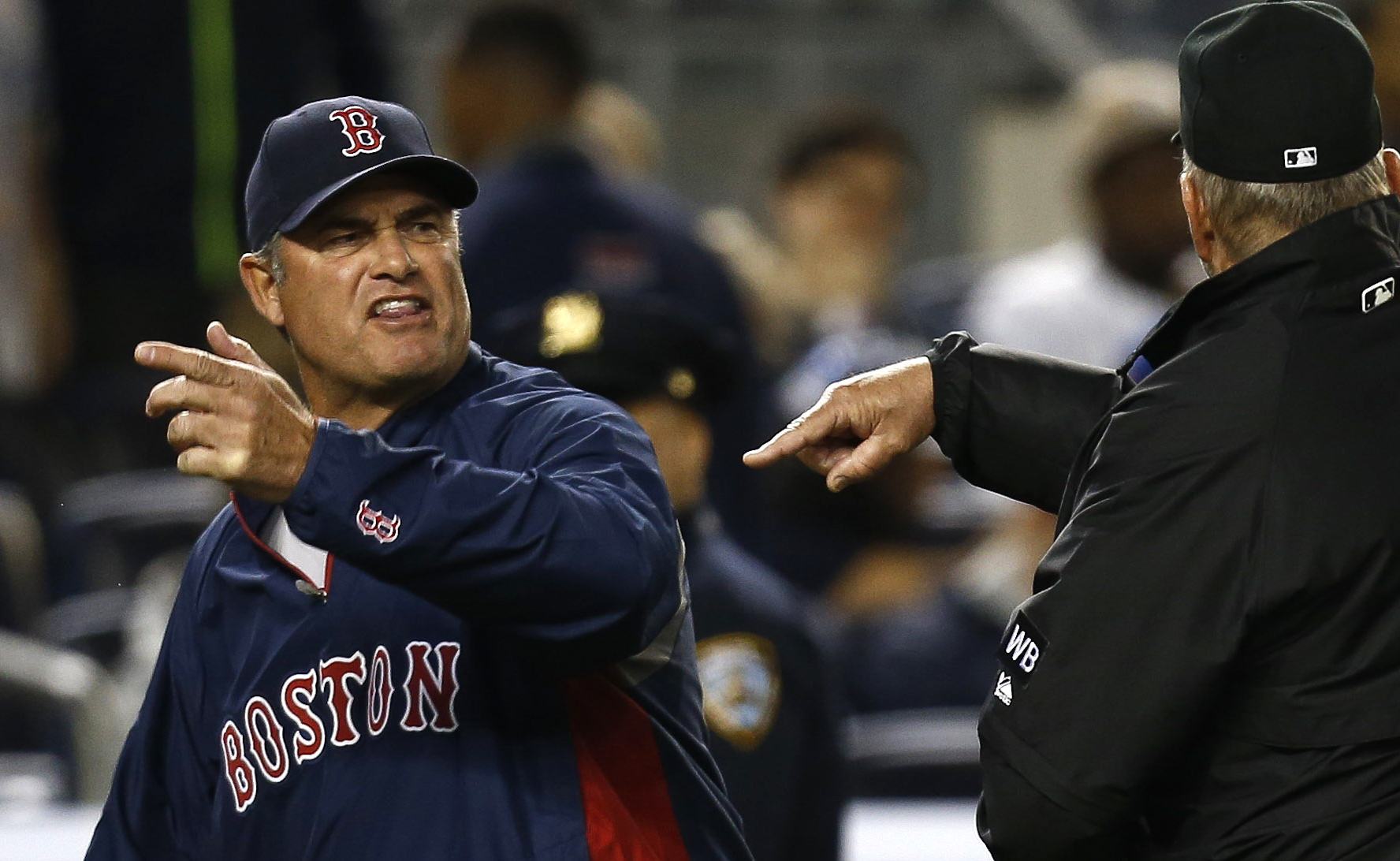 John Farrell has had his run-ins with umpires, but instant replay has negated a lot of that in the majors.