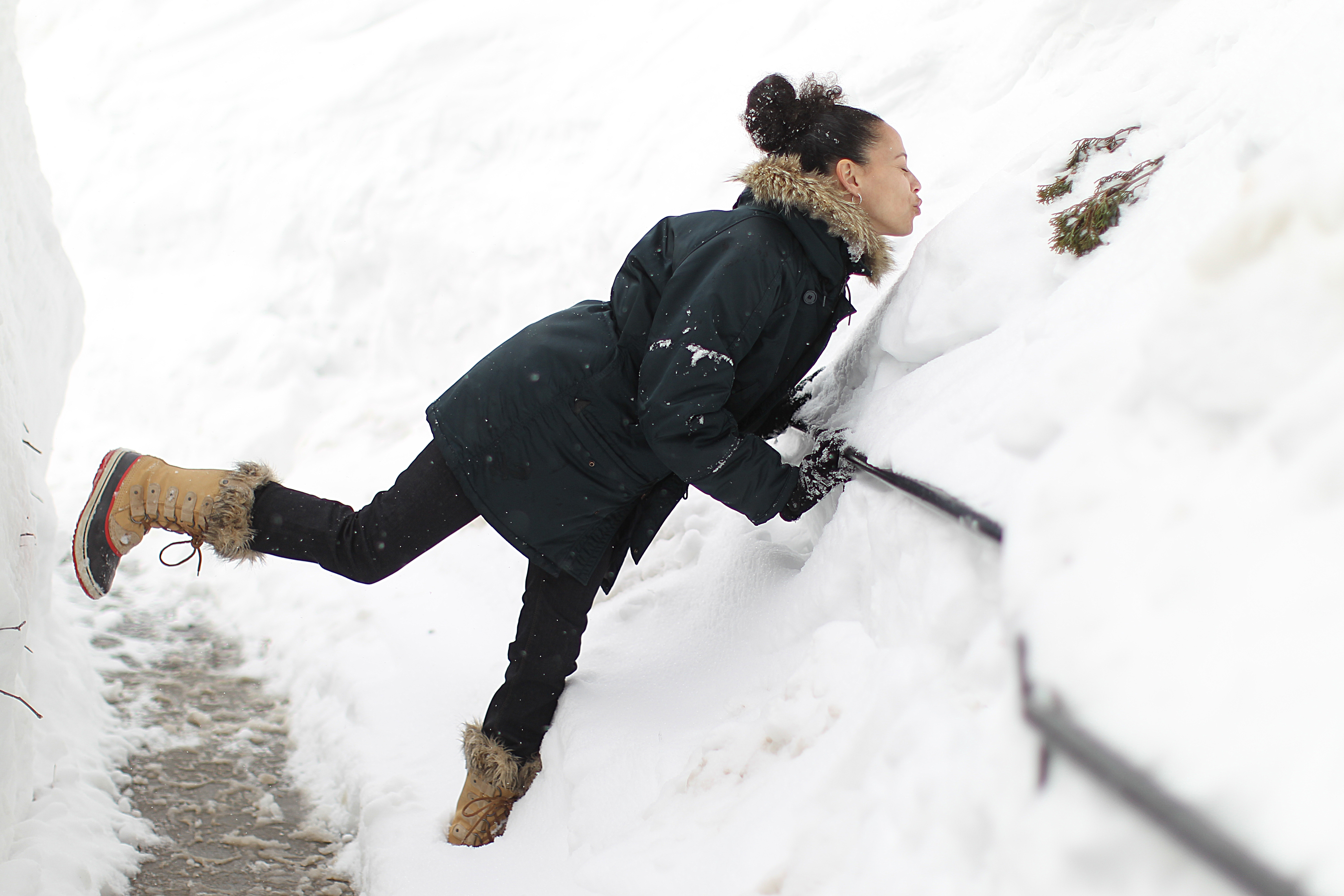 Dorchester comedian Bethany Van Delft said she may have contracted a touch of Stockholm syndrome this winter.