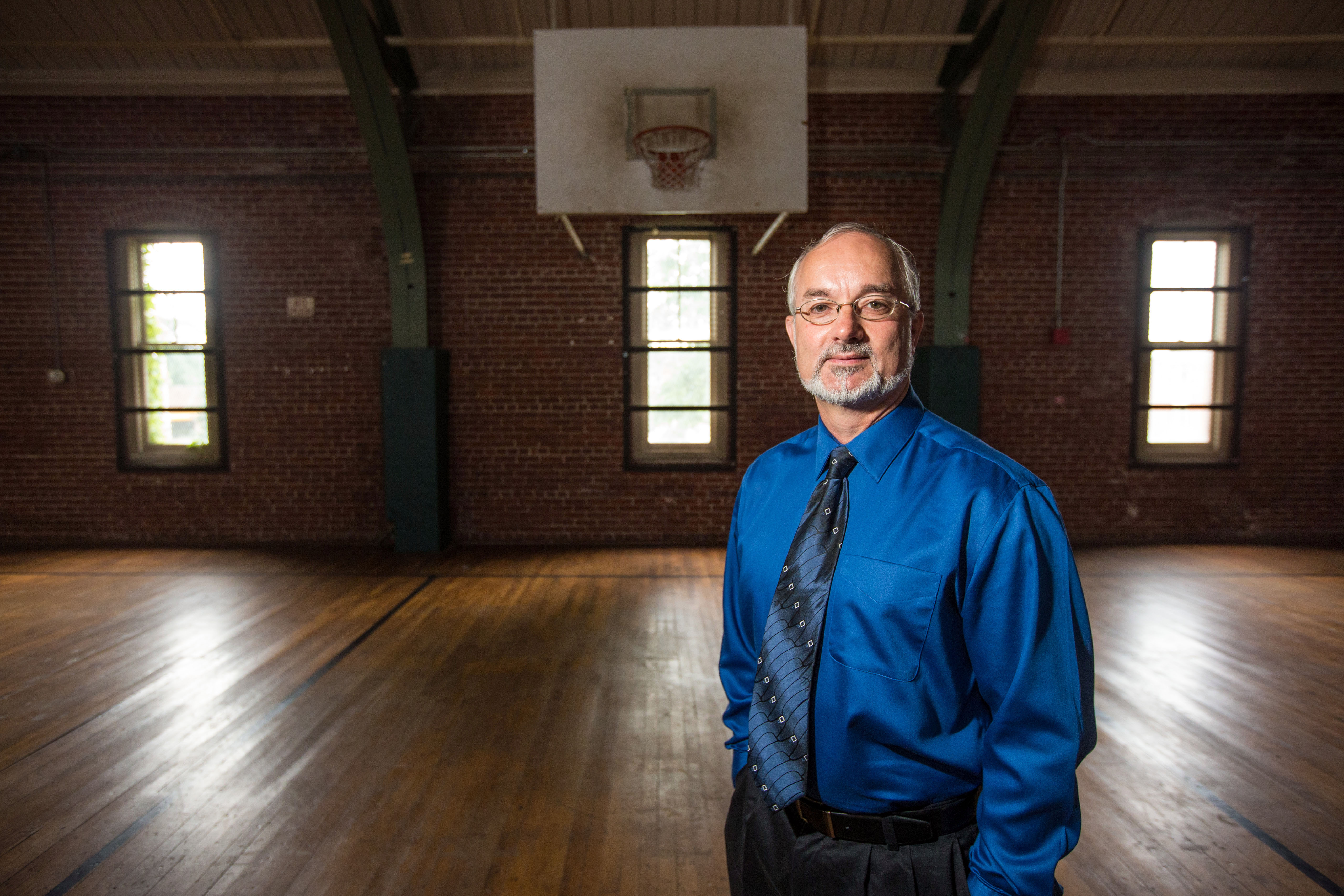 The Stoneham Boys and Girls Club’s Gene Dion at the Wakefield site where the club will offer a new after-school program. A $100,000 Cummings Foundation grant will free up other club funds for items ranging from textbooks to sports equipment.