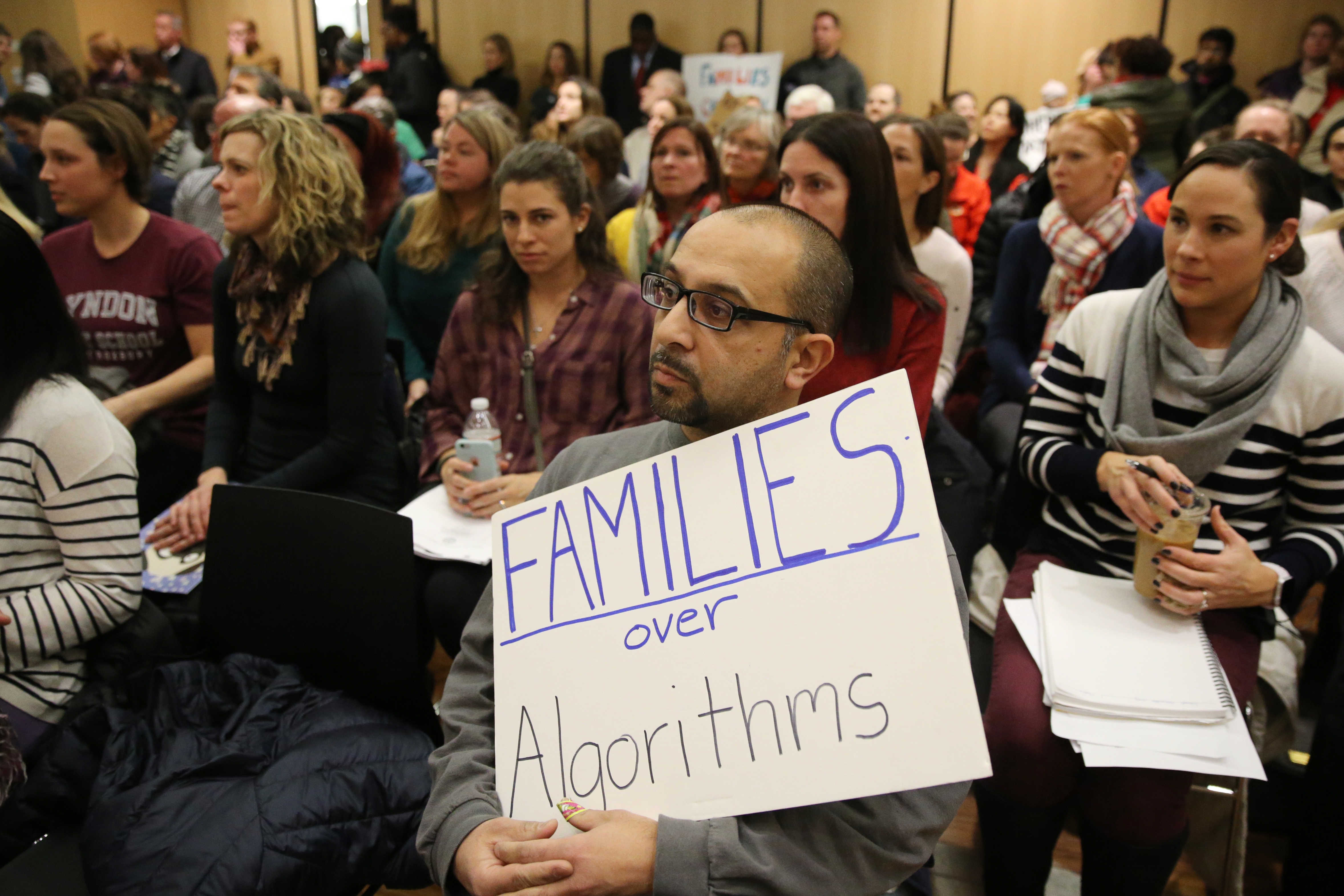 Ronak Shah expressed opposition during a Boston School Committee meeting.