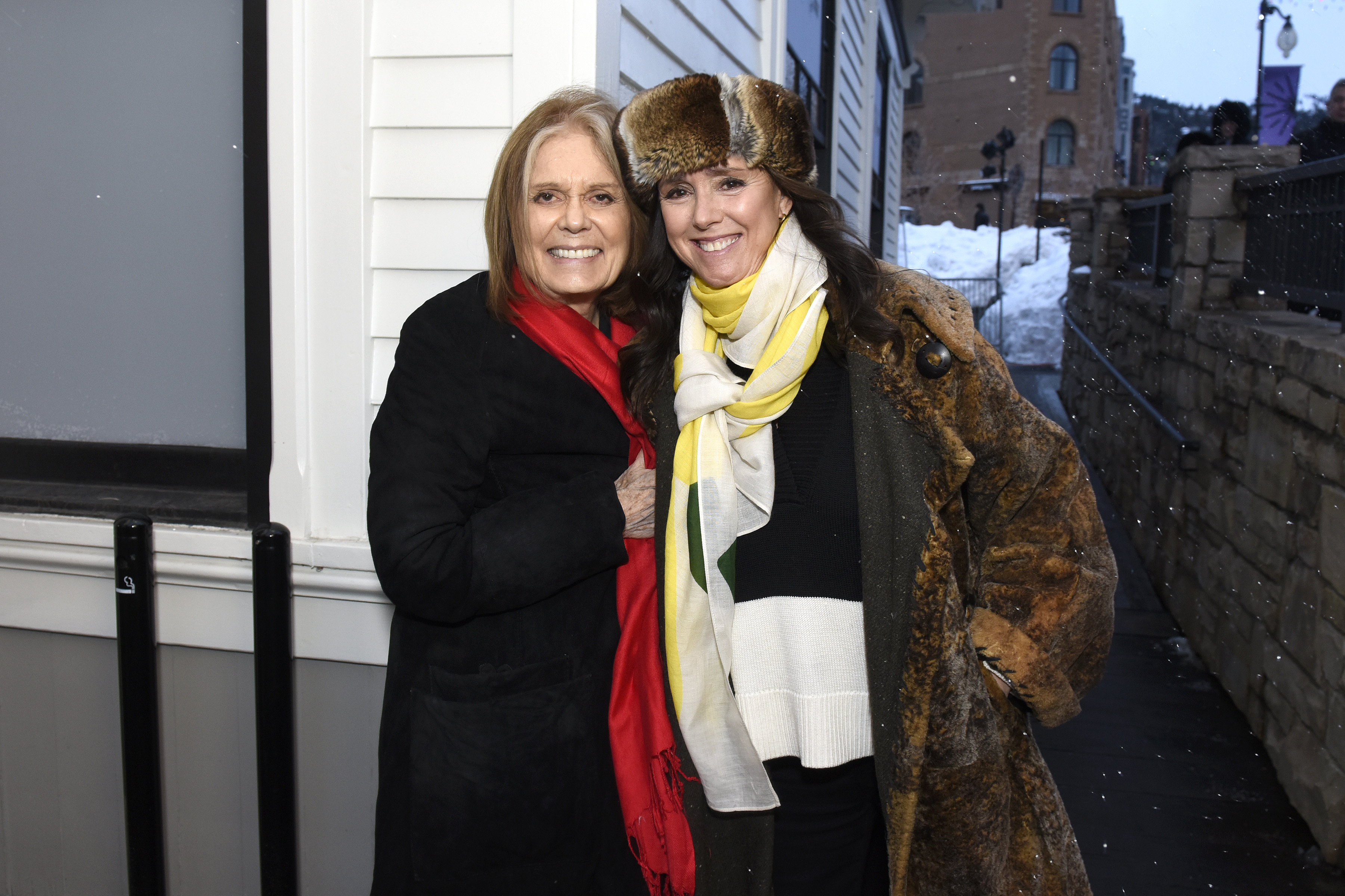 Gloria Steinem (left) and Julie Taymor at the Sundance Film Festival.