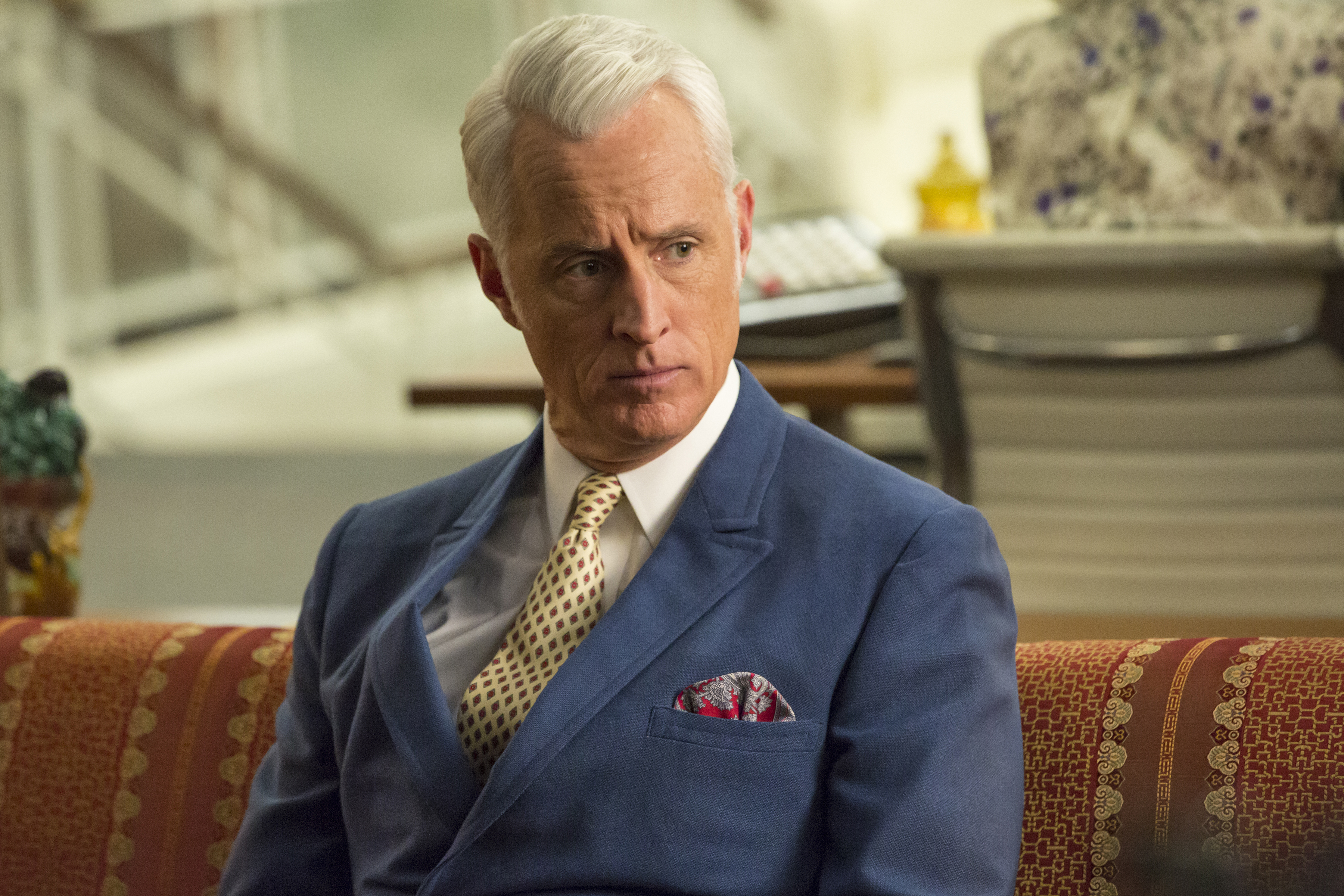 As delightful as Roger (and Slattery) could be, especially in the early seasons, the character arguably lost his mojo as the show’s shadows deepened.