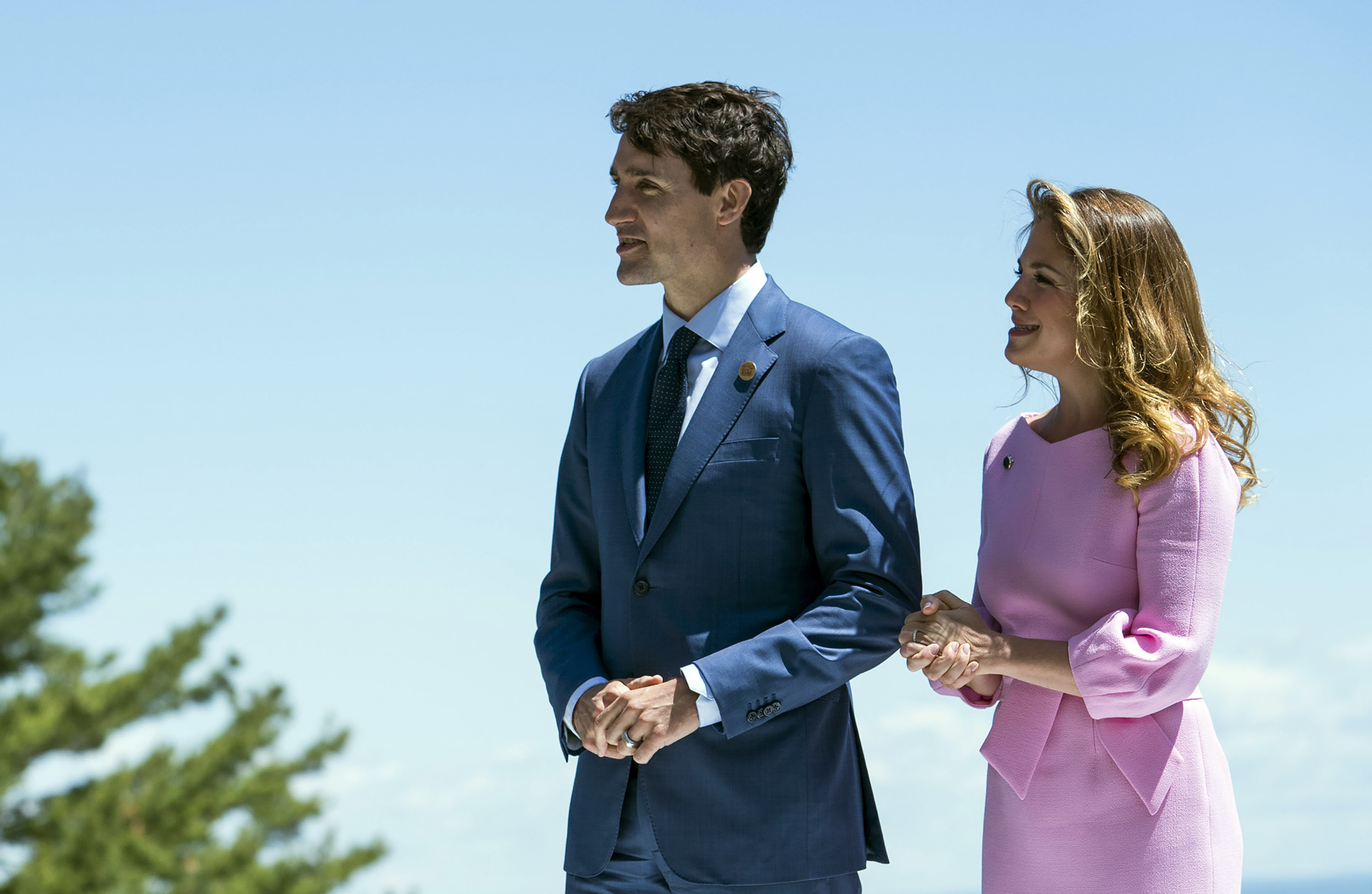 Canadian Prime Minister Justin Trudeau and his wife Sophie Grégoire Trudeau.
