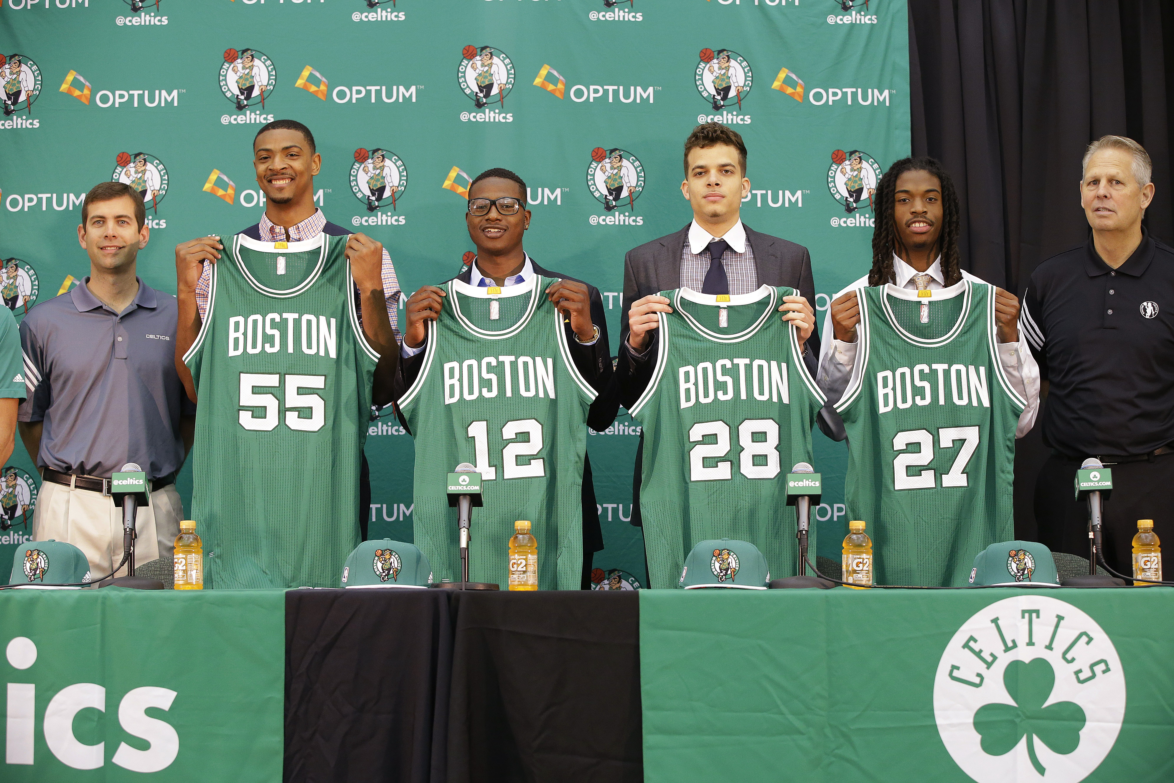 The Cetlics are further ahead in rebuilding than the Lakers and Knicks.