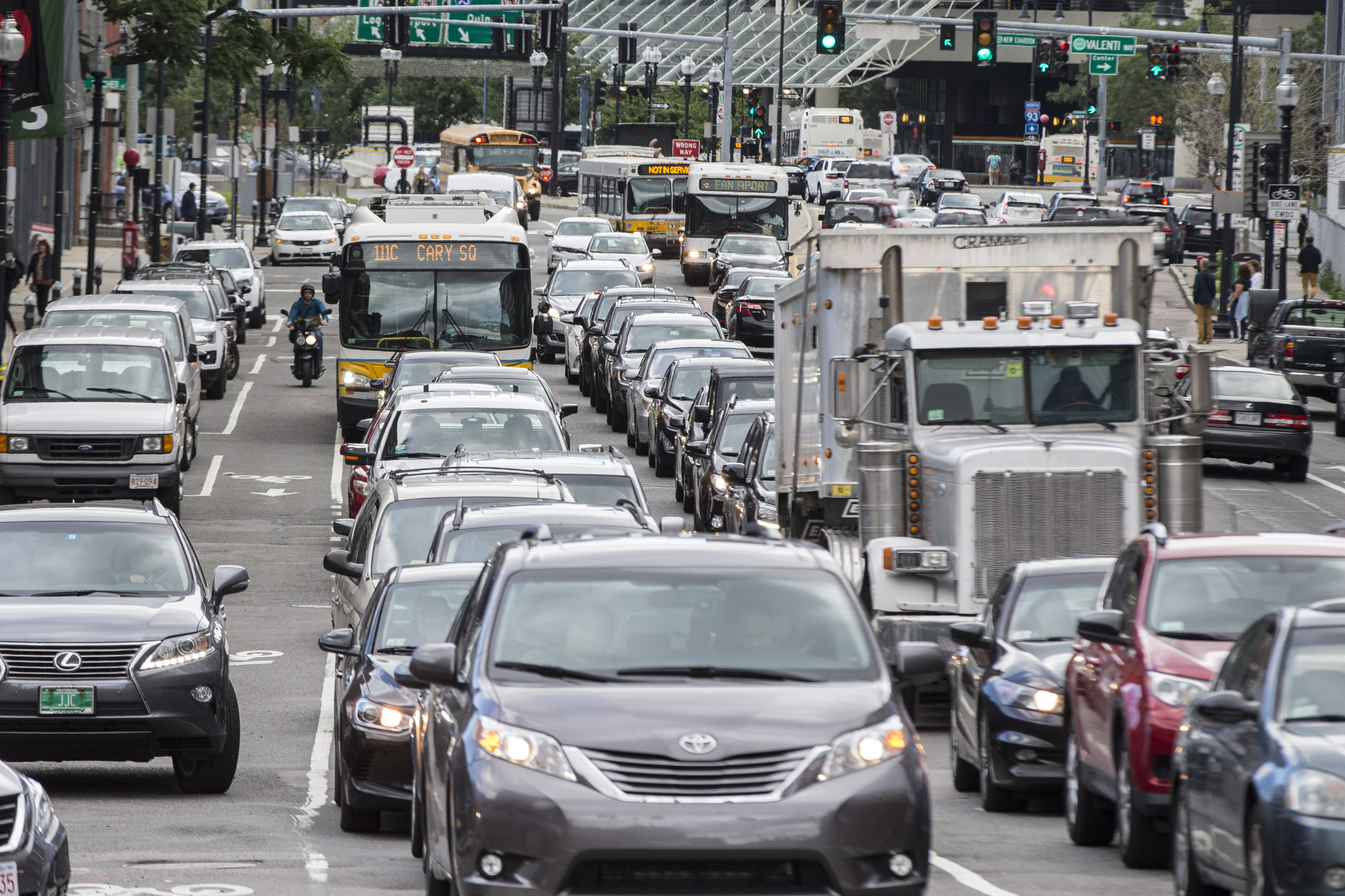 Stretches of gridlock and motorists on cellphones can test a Boston driver.