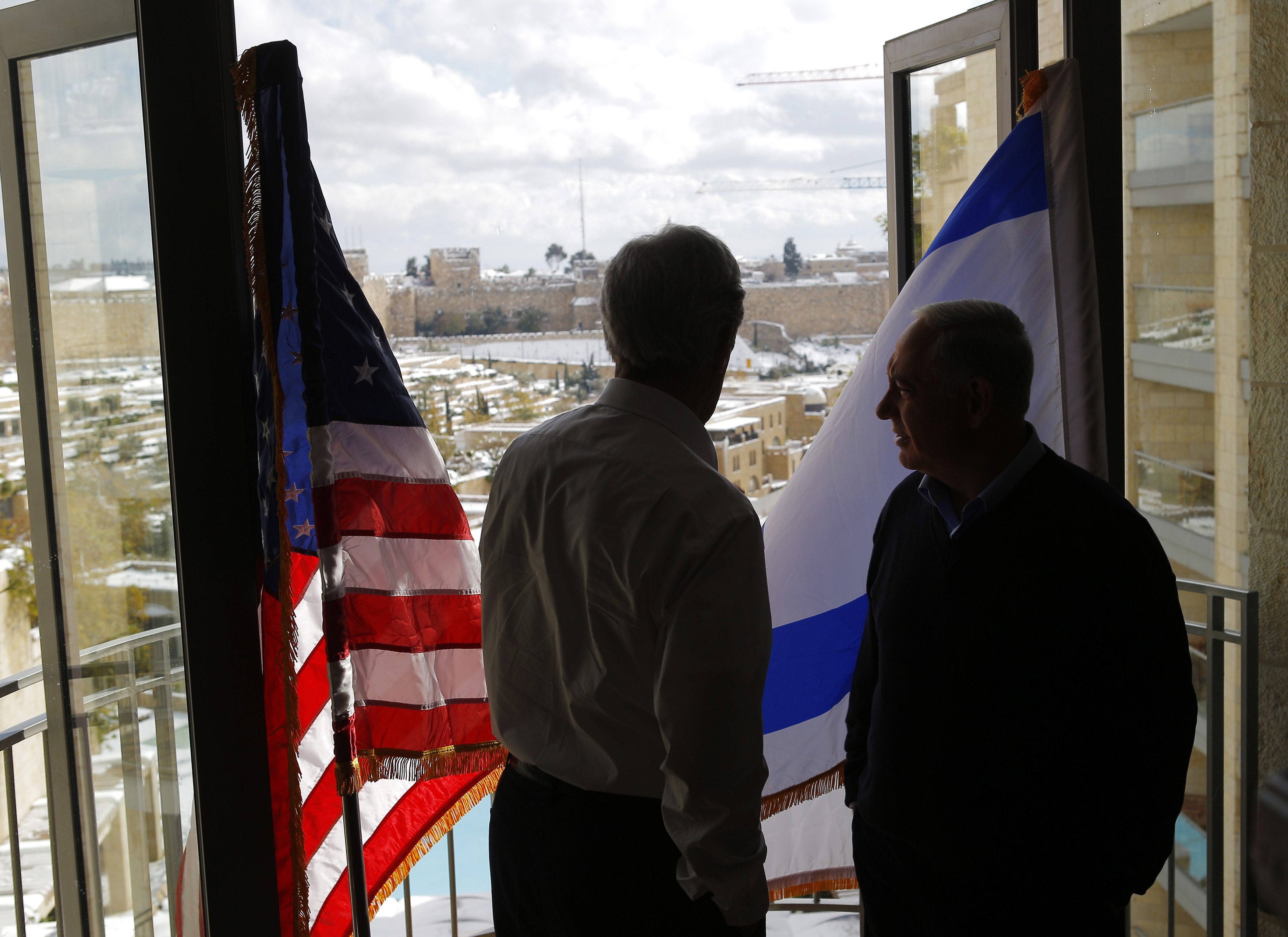 Secretary of State John Kerry (left) has not been successful in efforts to achieve peace between Israel and the Palestinians.