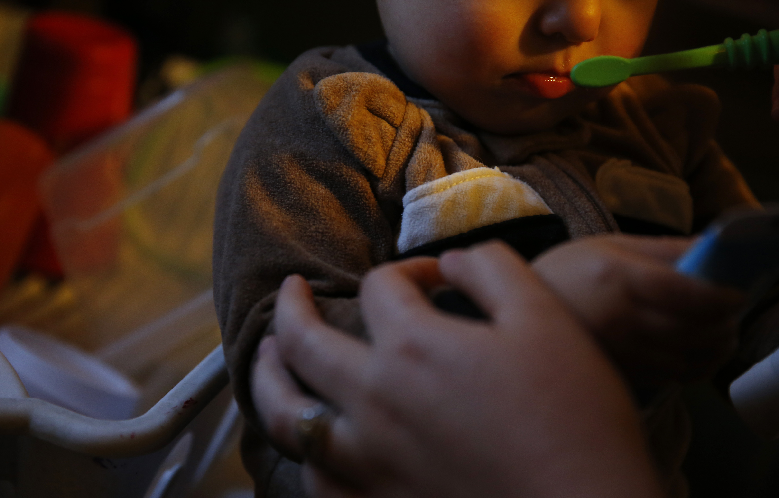 Suzor’s daughter Ashleigh Shevock brushed the teeth of a foster child.