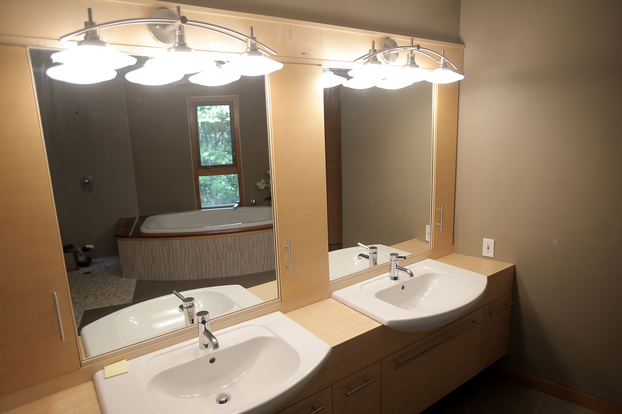 The master bath