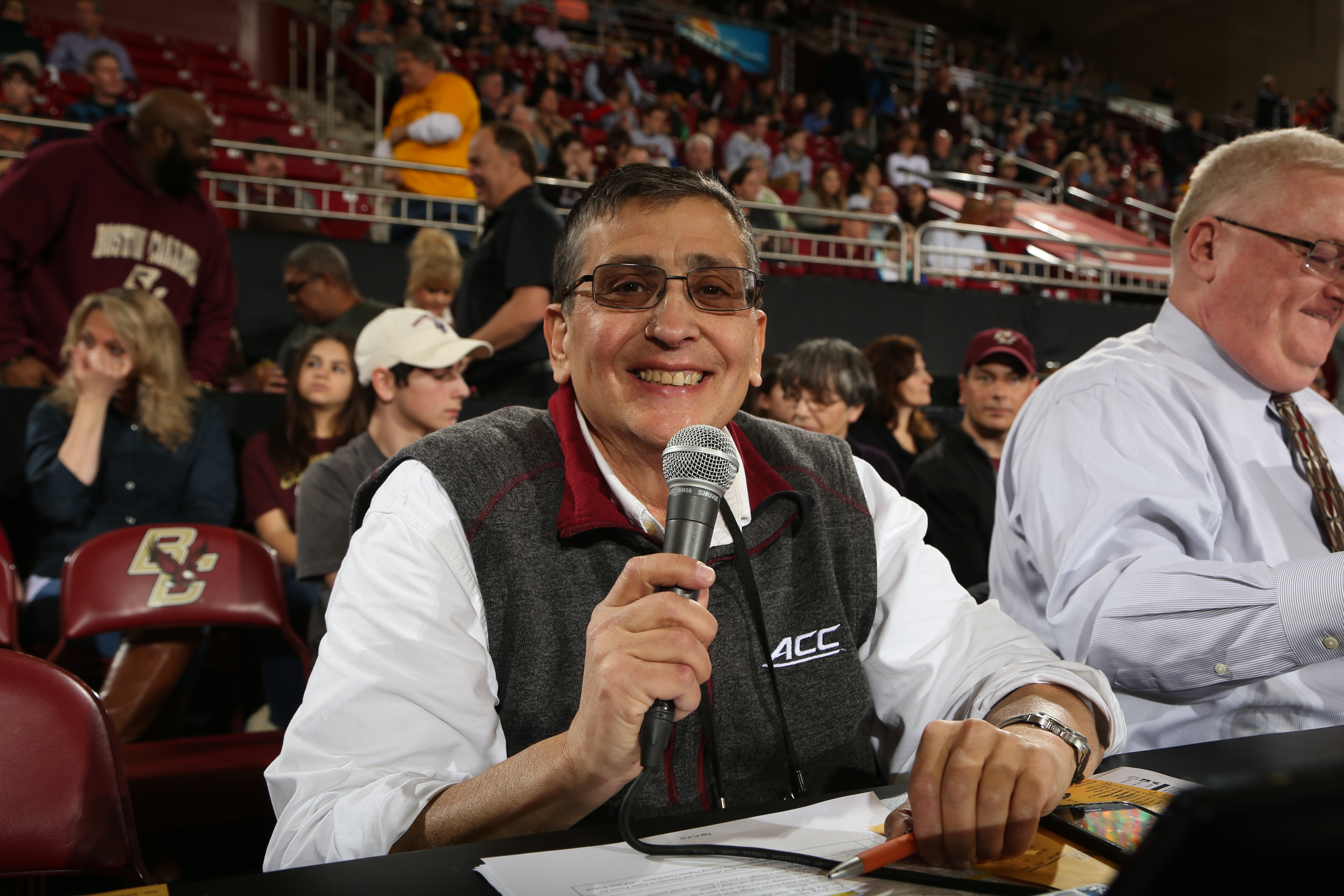 The voice of Andy Jick was a familiar one to local sports fans.
