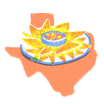Texas state snack: Tortilla chips and salsa, 2003