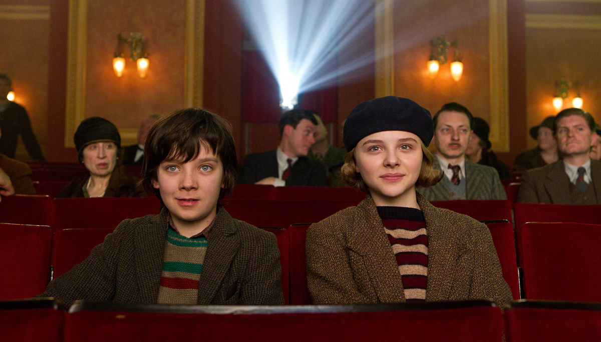 Asa Butterfield and Chloe Grace Moretz in "Hugo."
