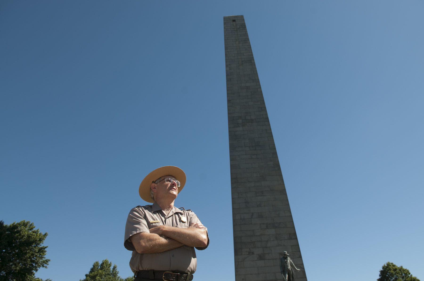 The Bunker Hill Monument.