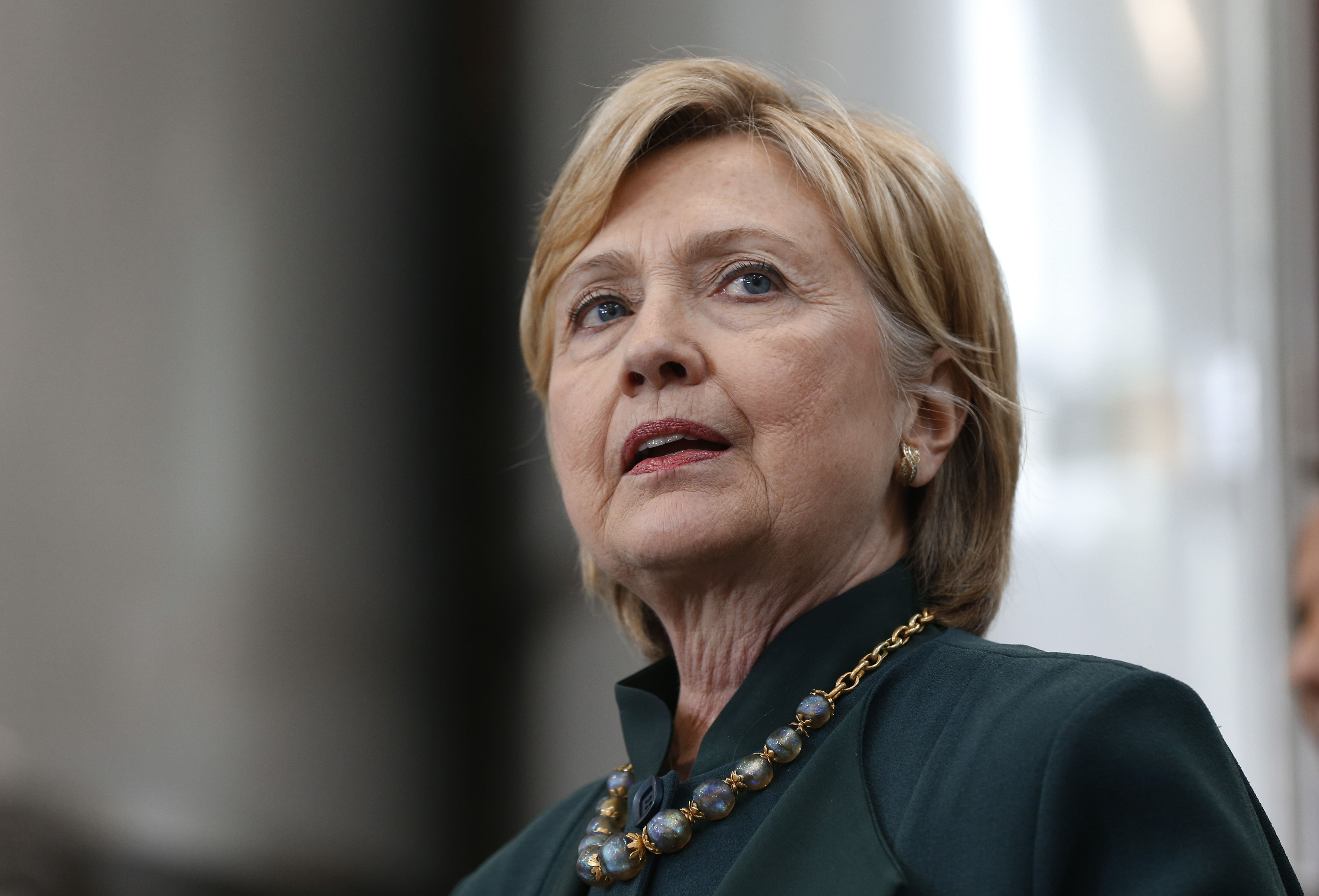 Democratic presidential candidate Hillary Clinton campaigned Tuesday in Athens, Ohio. The loss in Indiana could be the start of a rough stretch for the party’s front-runner.