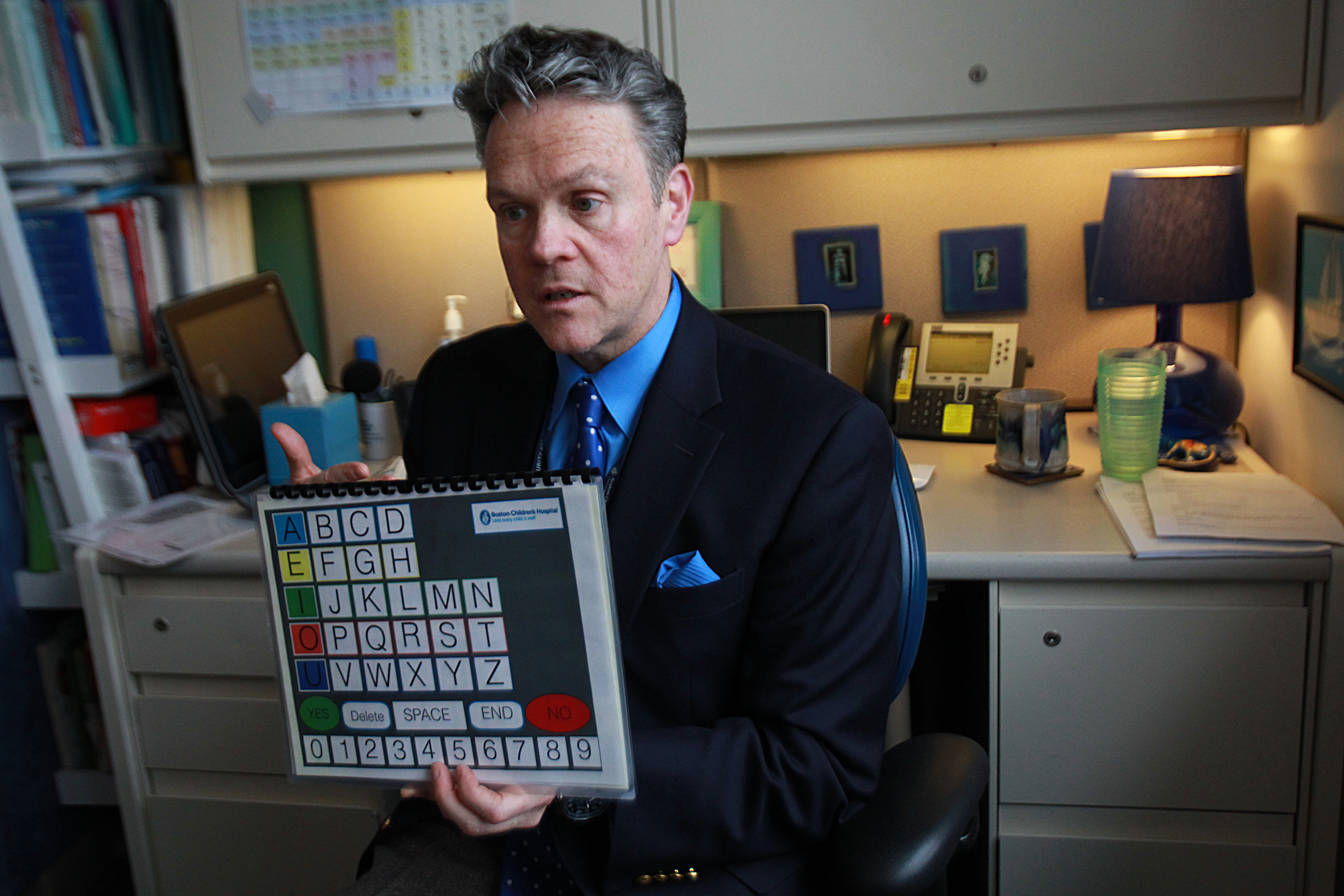 John Costello directs the Augmentative Communication Program at Boston Children’s Hospital.