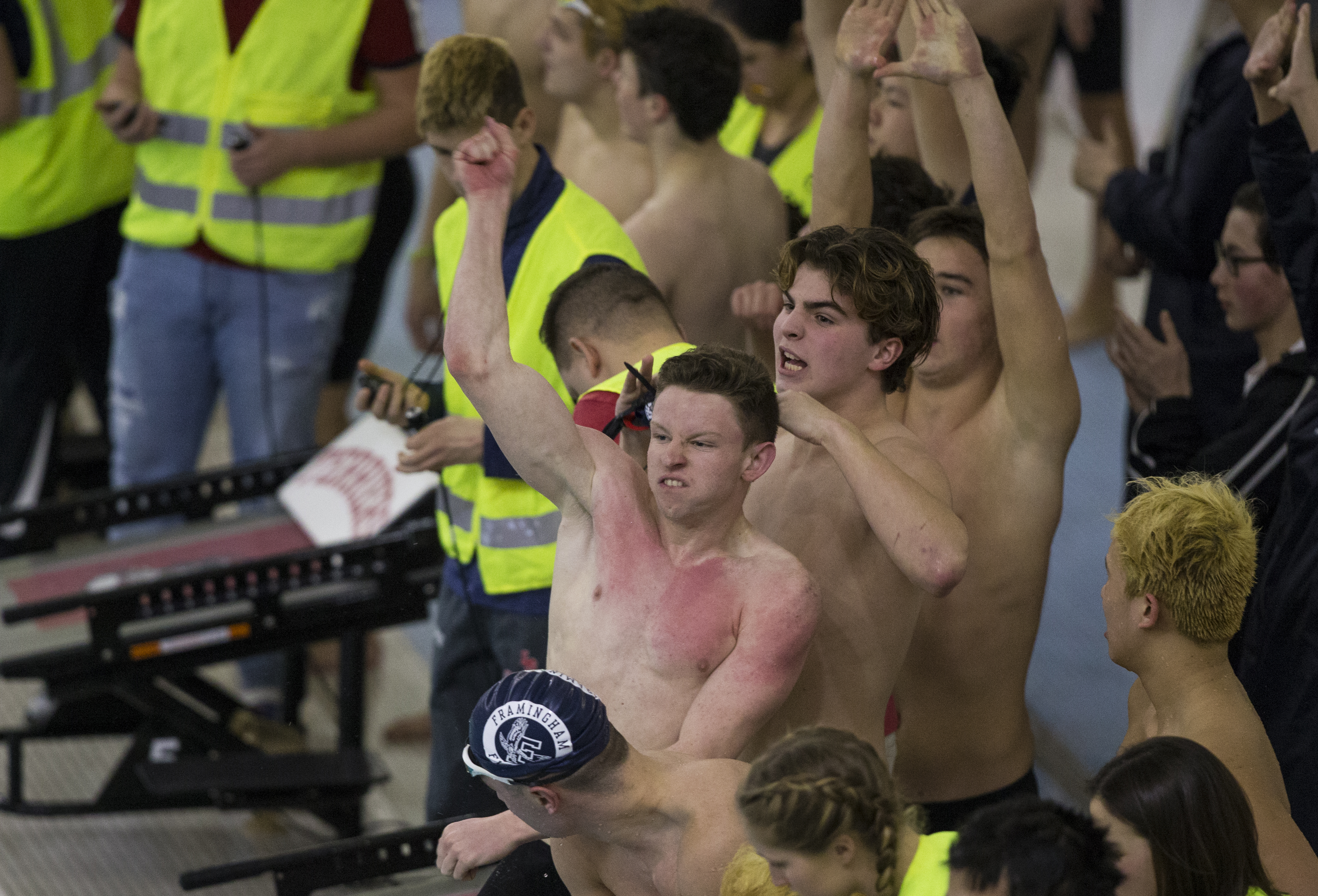 St. John’s Prep 200 medley relay team got the Eagles off to a rousing start with a victory in the opening event at Boston University.