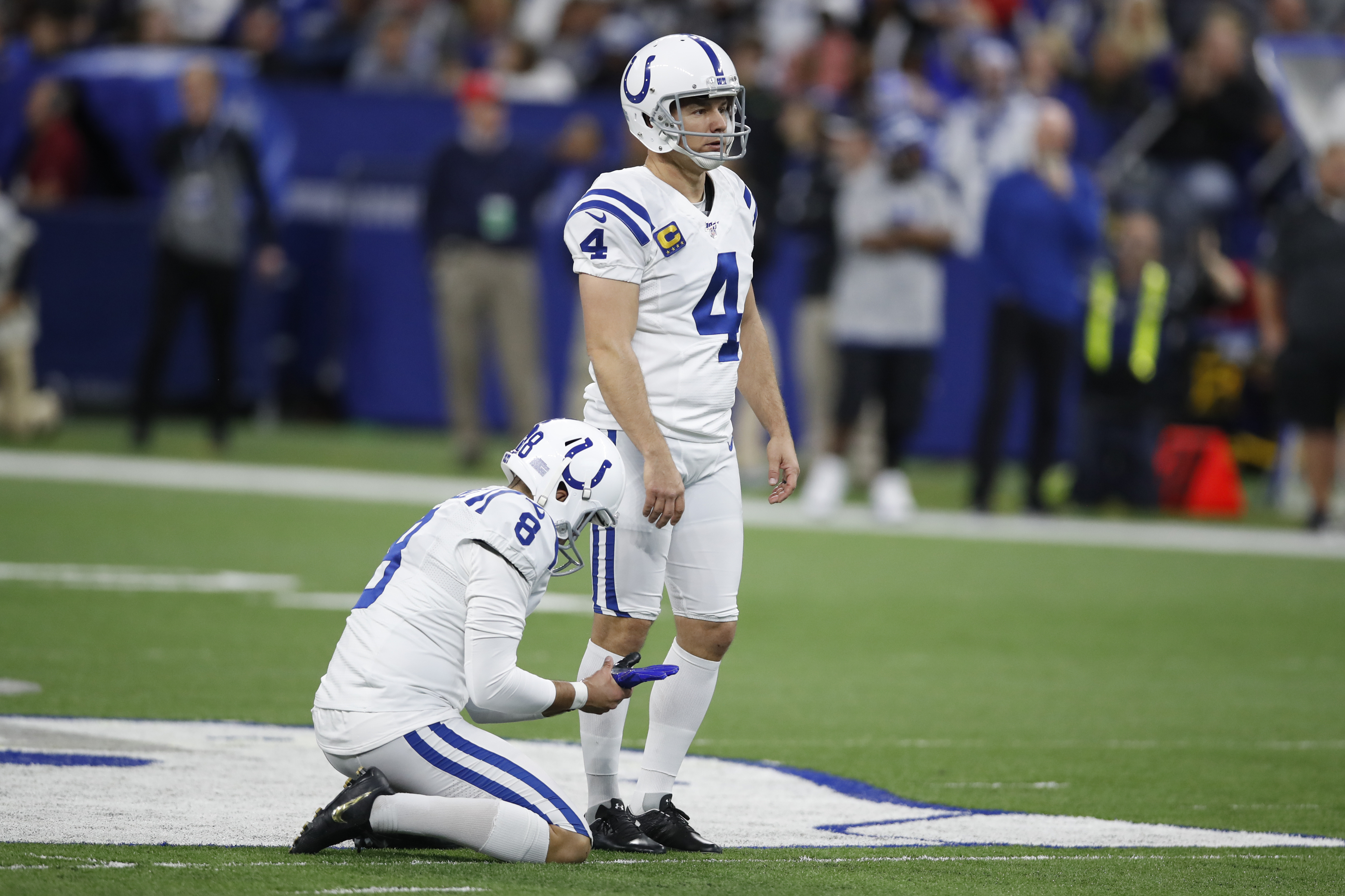 Adam Vinatieri wants to play in his 25th NFL season this fall, but the coronavirus pandemic is affecting his injury rehab.