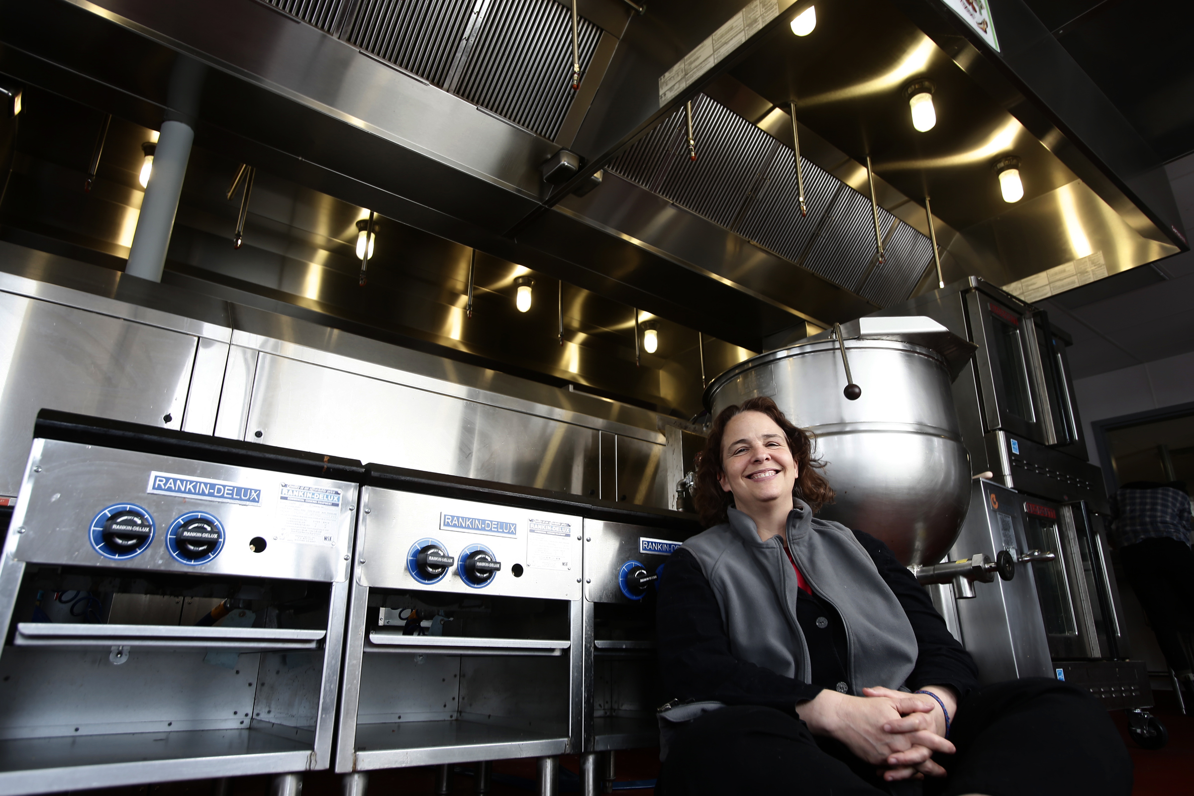 Jen Faigel was at CommonWealth Kitchen in Dorchester, one of more than 300 US food hubs.
