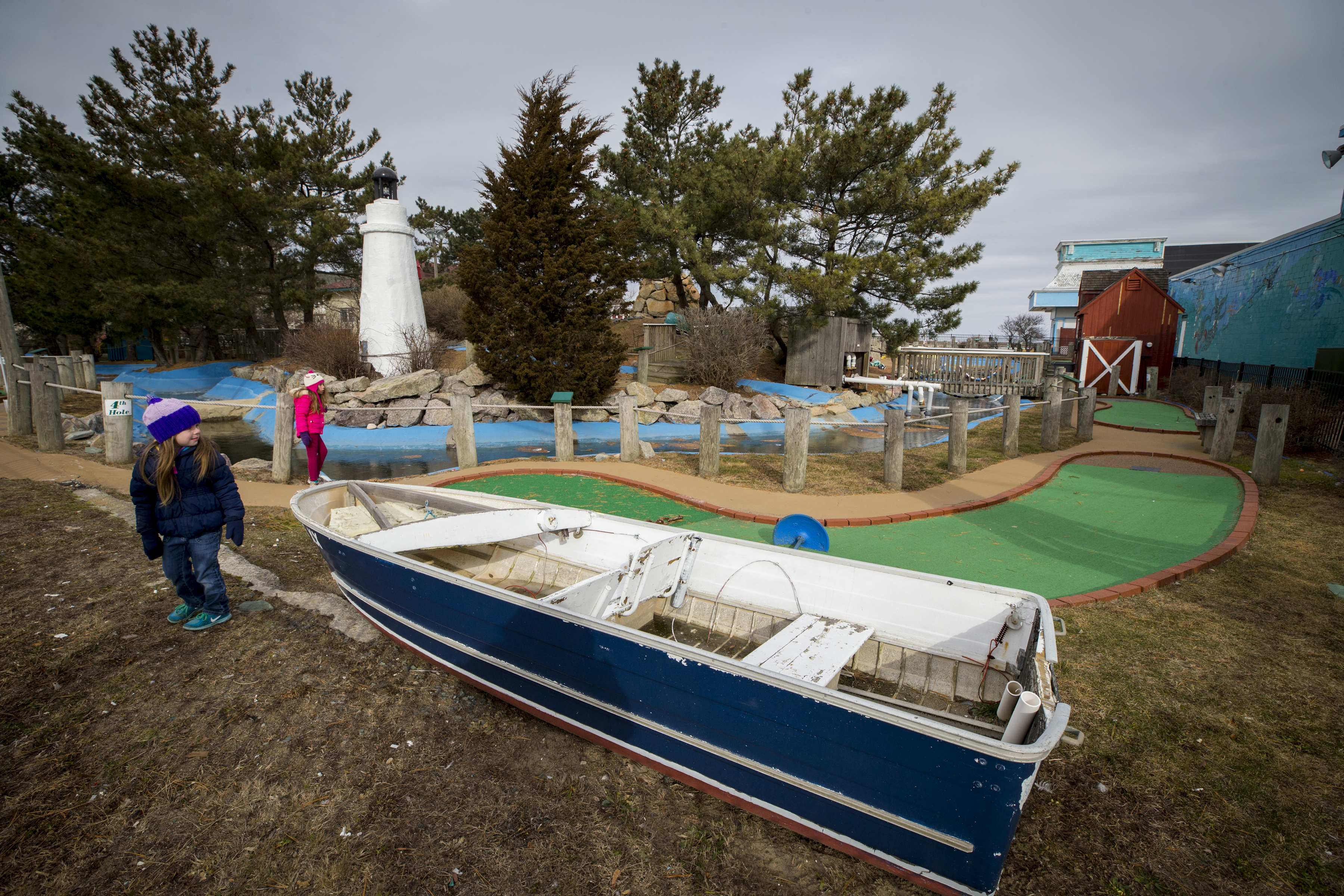 The mini-golf course at Nantasket Beach.