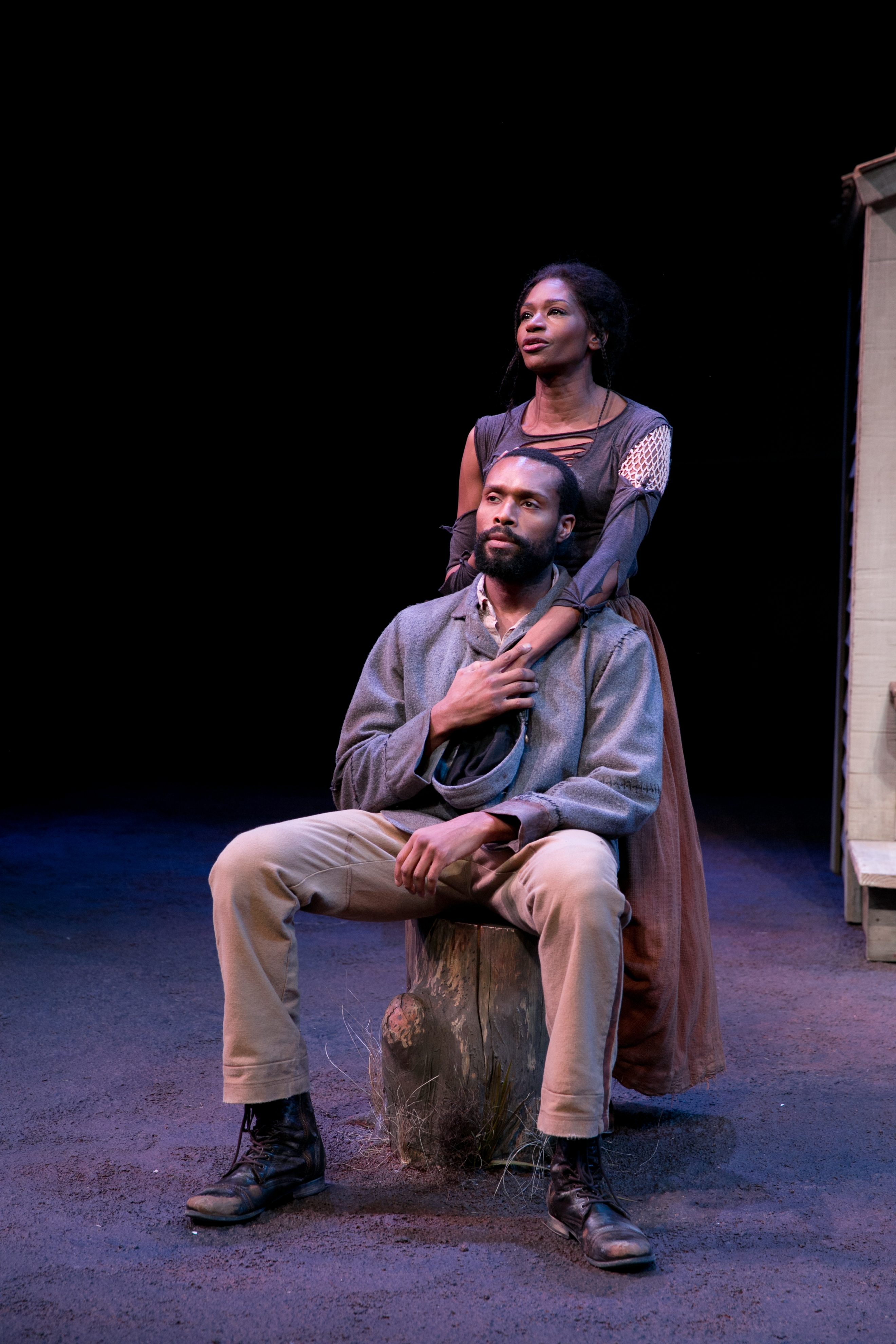 Benton Greene and Jenny Jules in “Father Comes Home From the Wars, Parts 1, 2 & 3.”