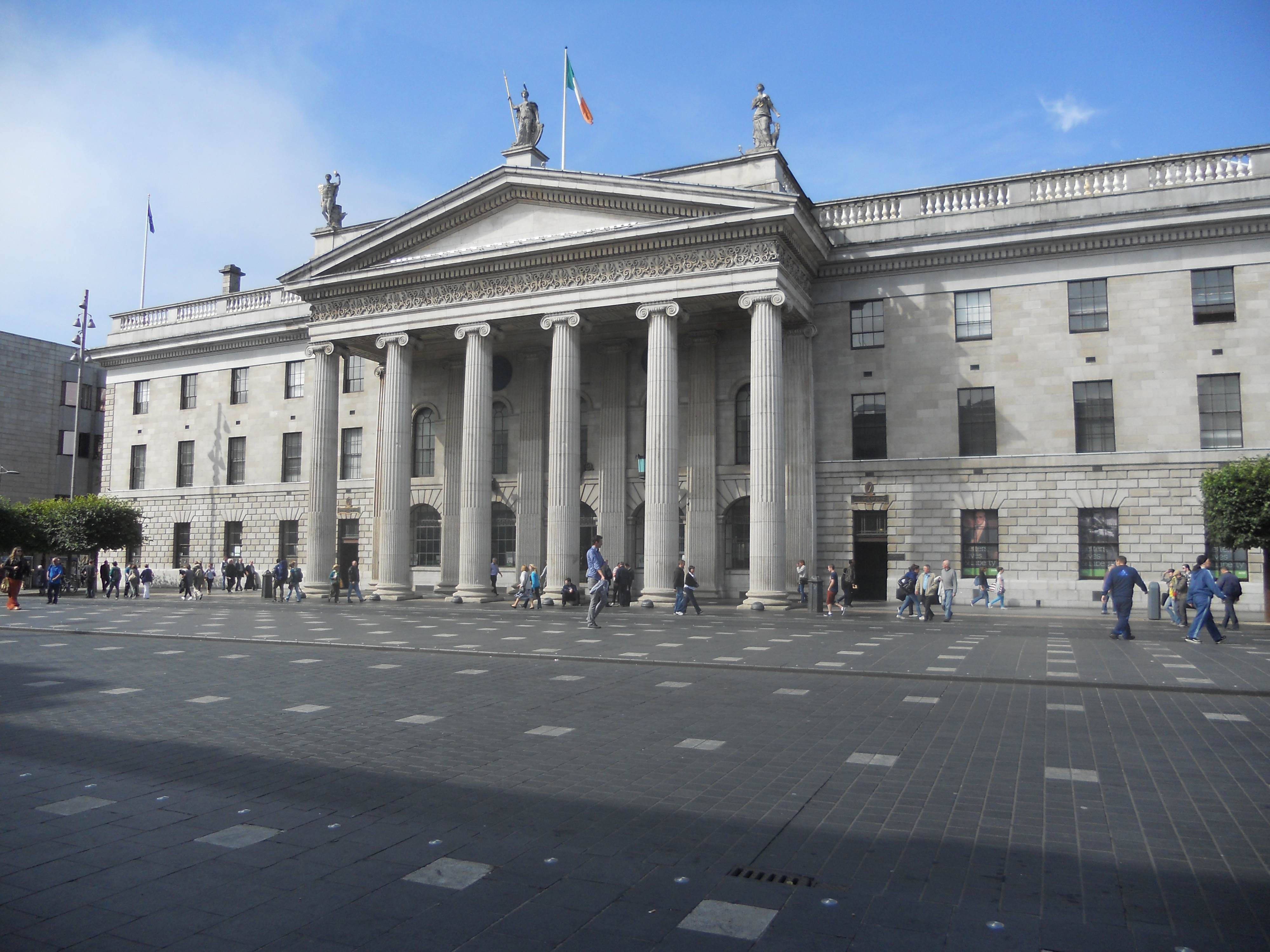 The General Post Office, where the Easter Rising began.