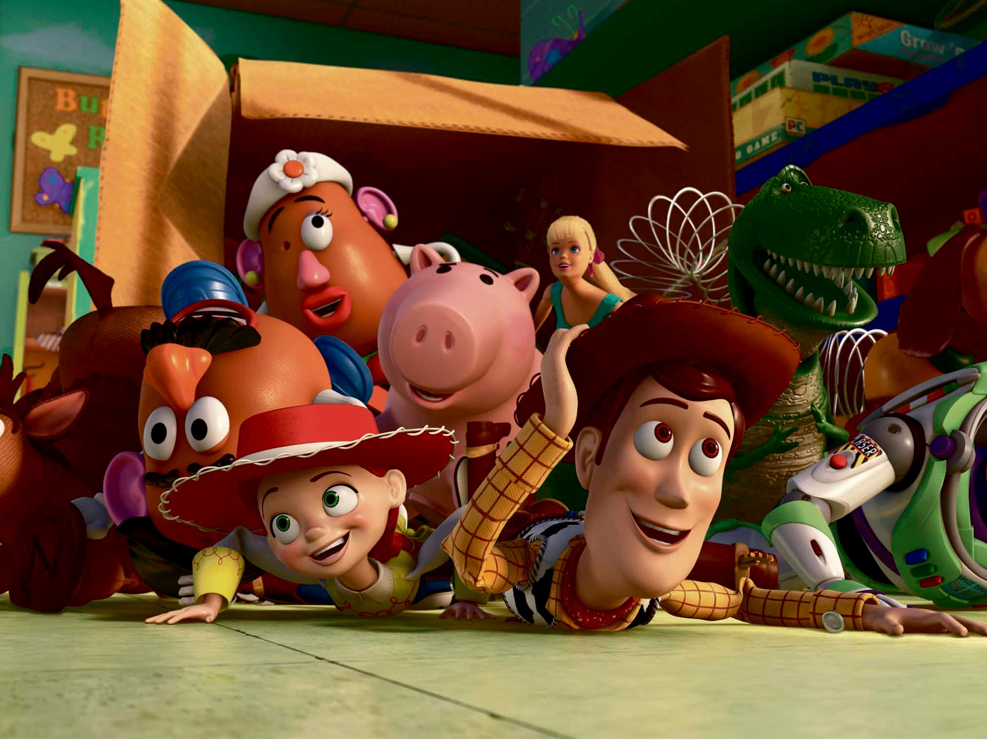 A scene from "Toy Story 3"