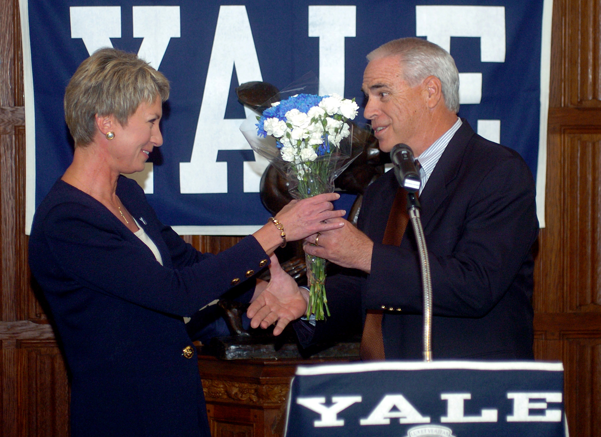 Asked whether the university had encouraged or required former athletic director Thomas Beckett (right) to make endowing coaches a priority, a Yale spokesman declined to comment.