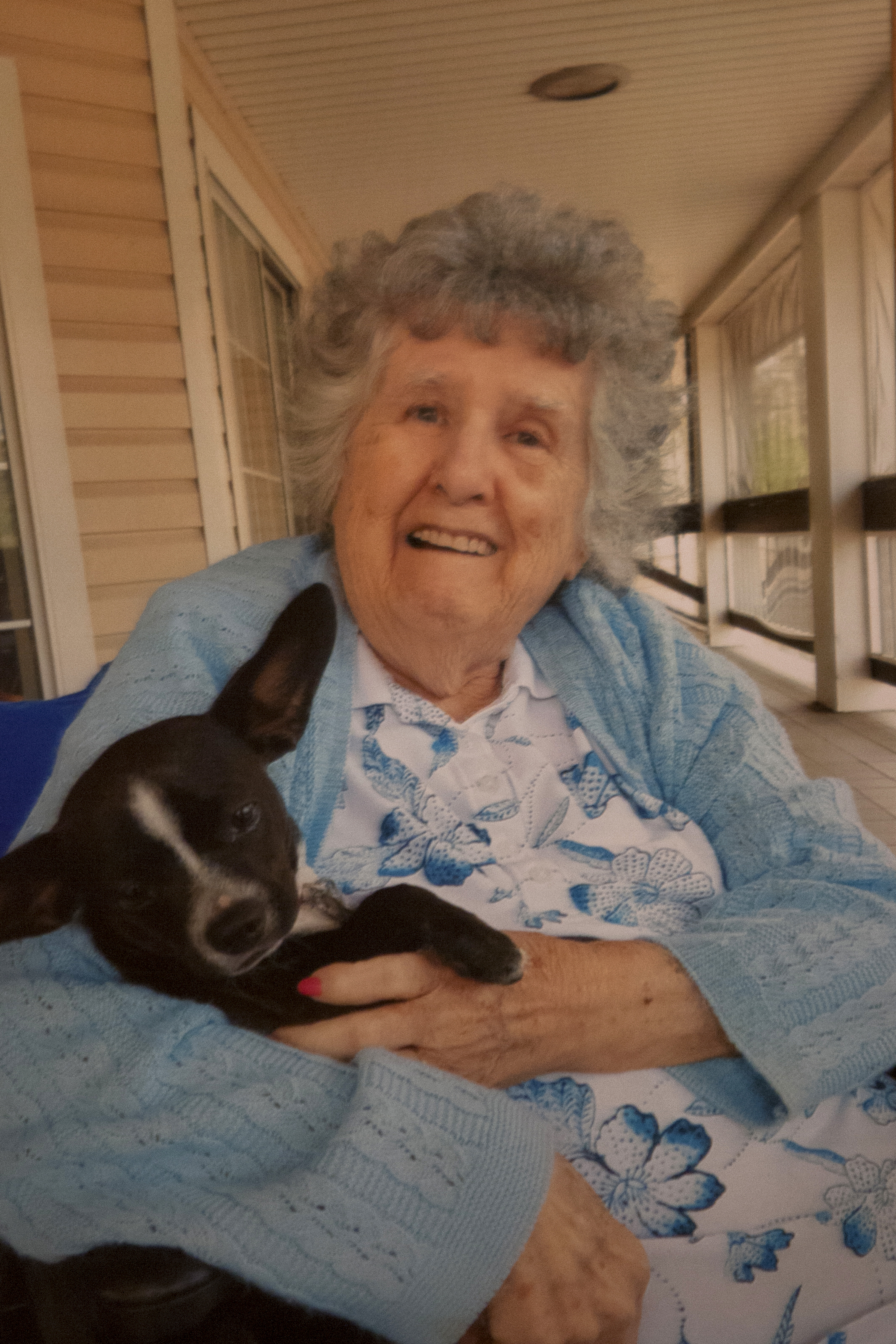 A 2015 family photo of Mary Meuse, who died after being dropped at the Woodbriar Health Center in Wilmington.