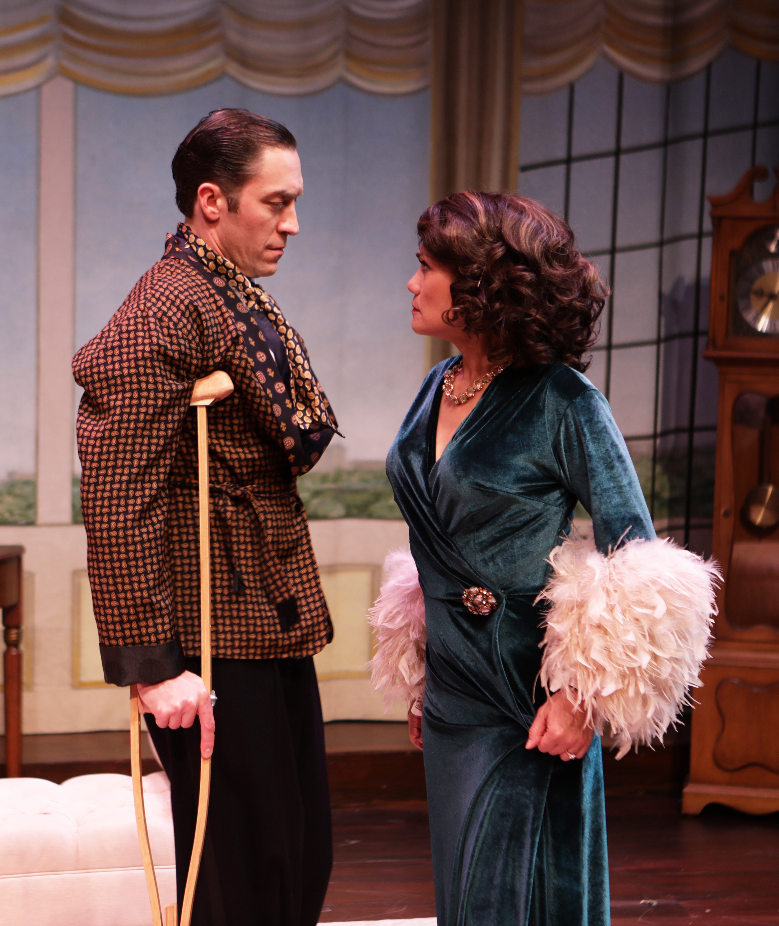 Alexander Platt and Celeste Oliva in “Stage Kiss.”