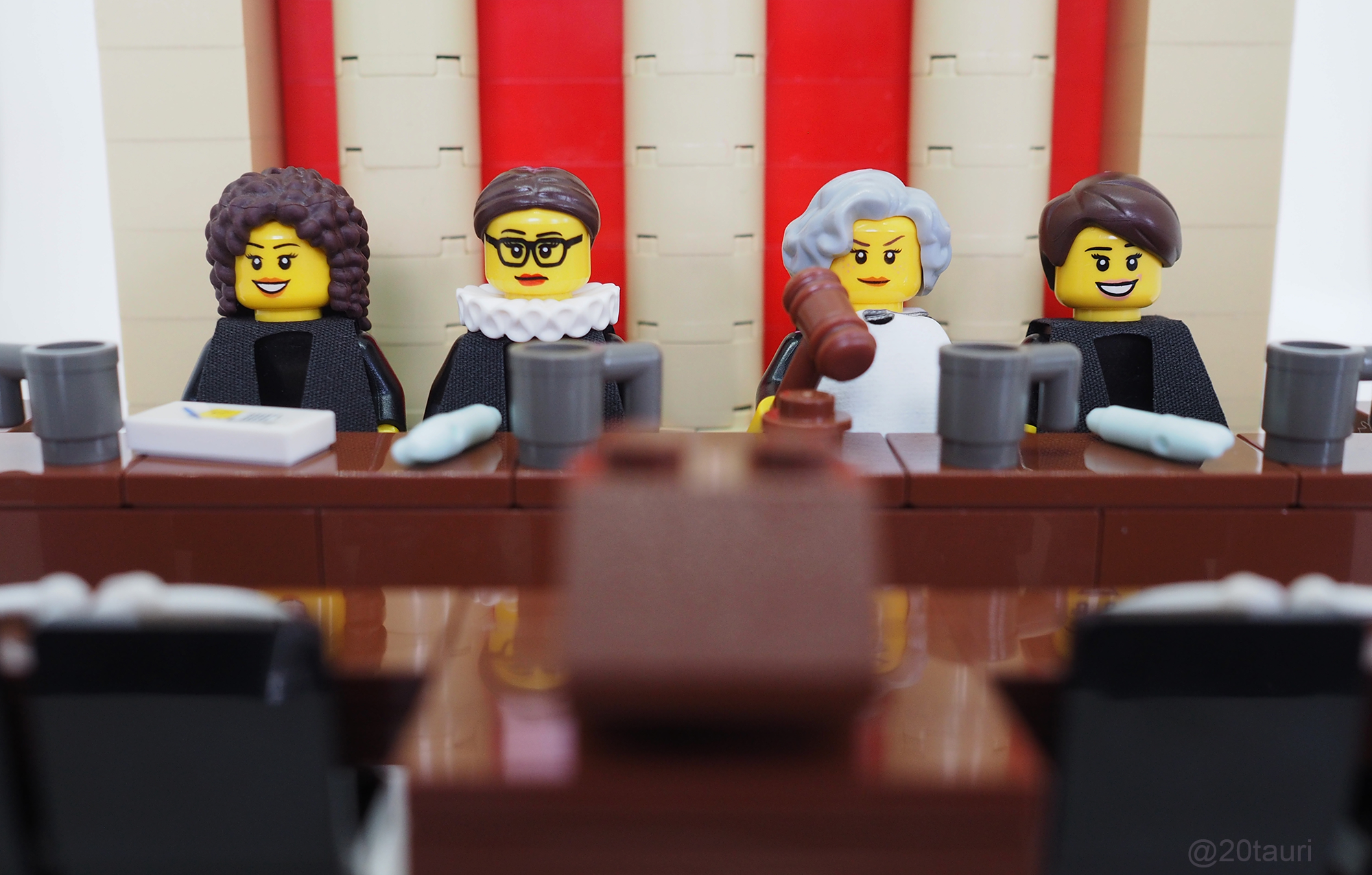 Sonia Sotomayor (from left), Ruth Bader Ginsburg, Sandra Day O’Connor, and Elena Kagan.