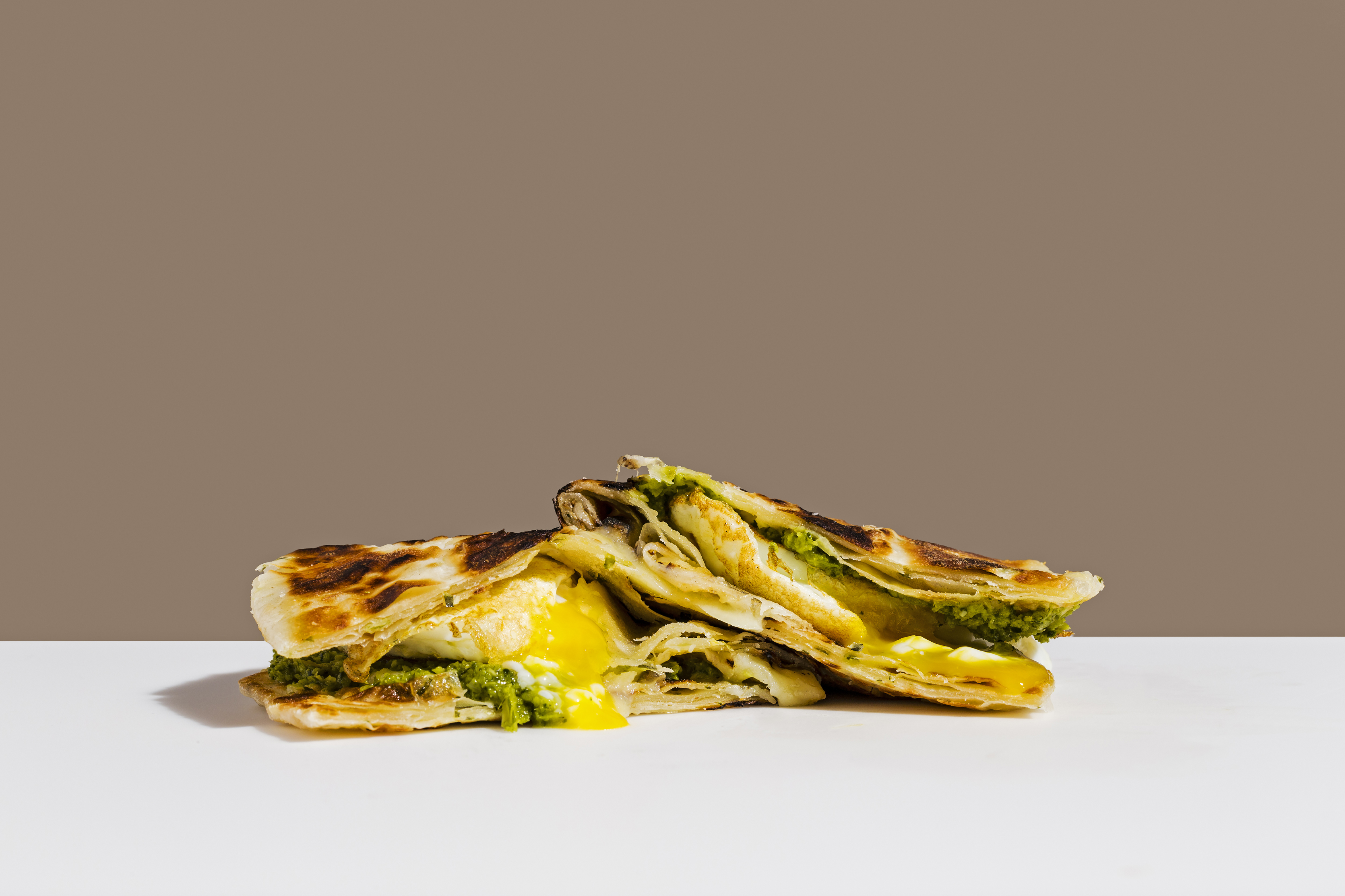 “Two slow-poached and then fried eggs? Twice the awesome!” co-owner Margaret “Mei” Li thought when she created the dish.