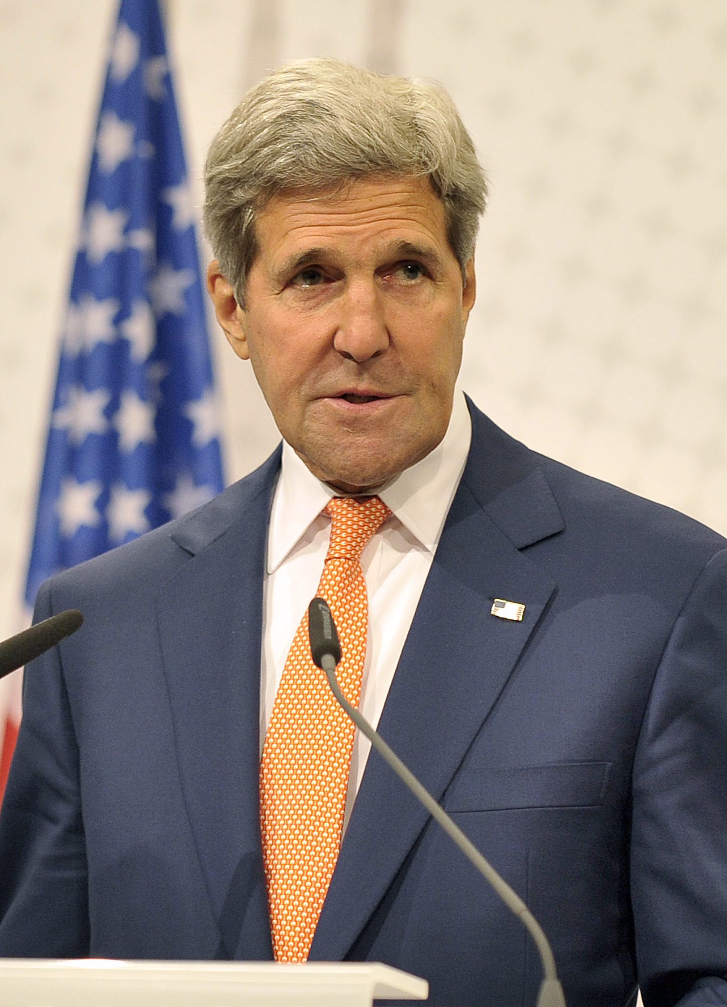 John F. Kerry spoke on five network news programs.