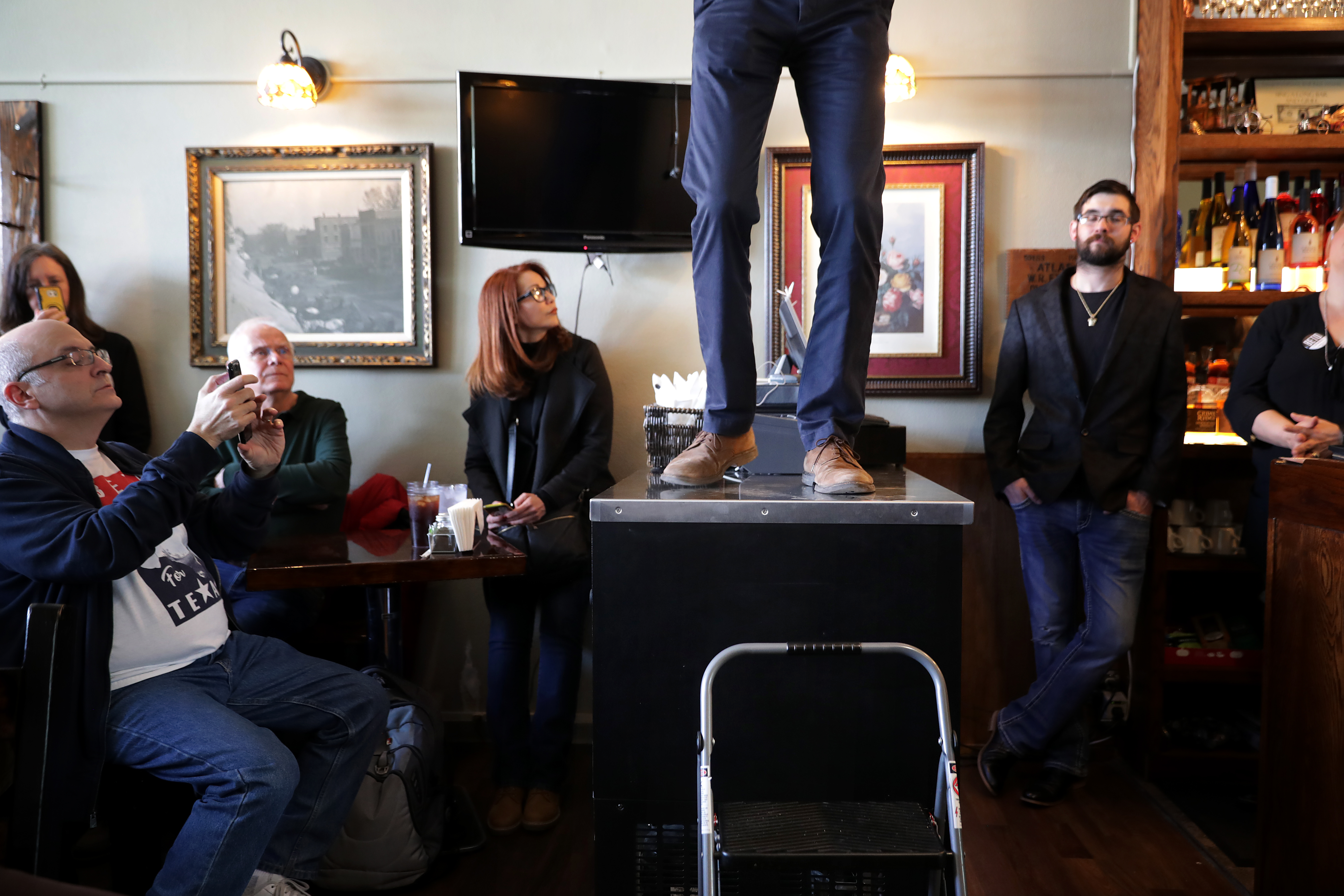O’Rourke in Mount Vernon, Iowa.