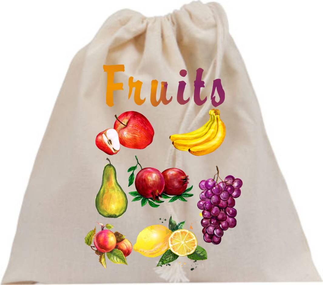 These cotton food bags can help food keep fresher longer.