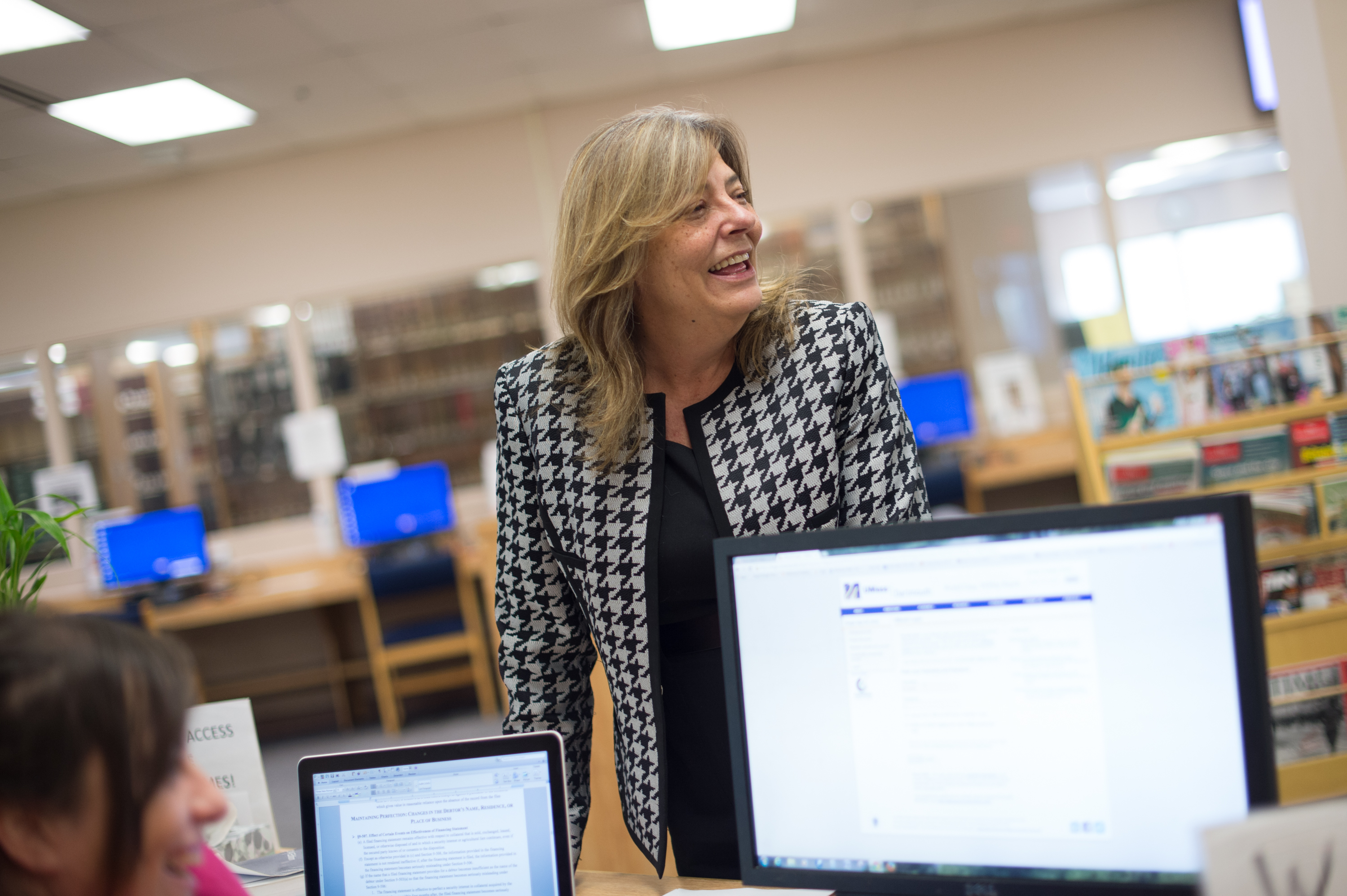 Dean Mary Lu Bilek says the UMass Law School’s goal is “making sure that not only people born with silver spoons in their mouths are making the law.”