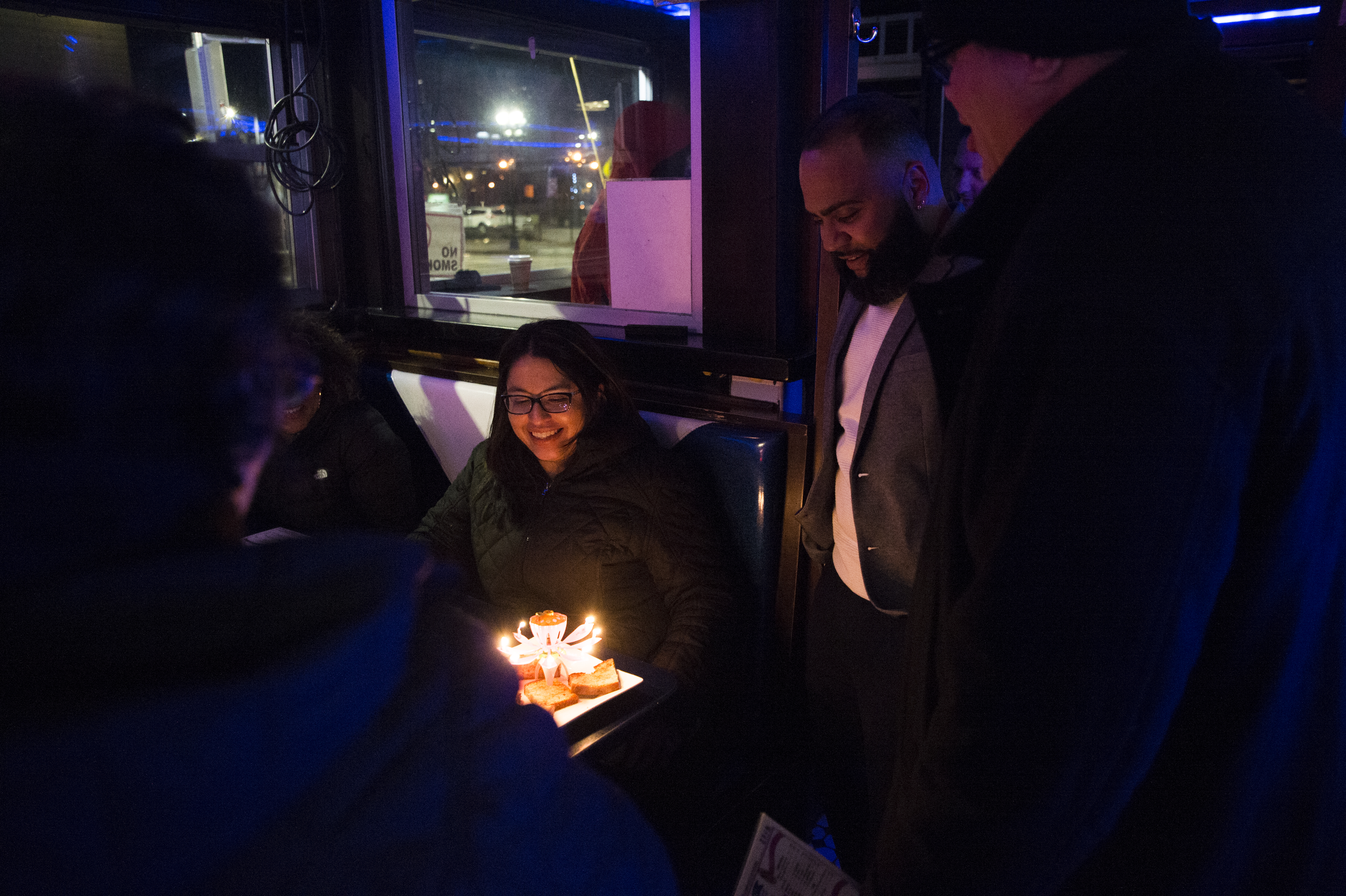 Ana Carrillo celebrated her birthday with friends and family at the South Street Diner.
