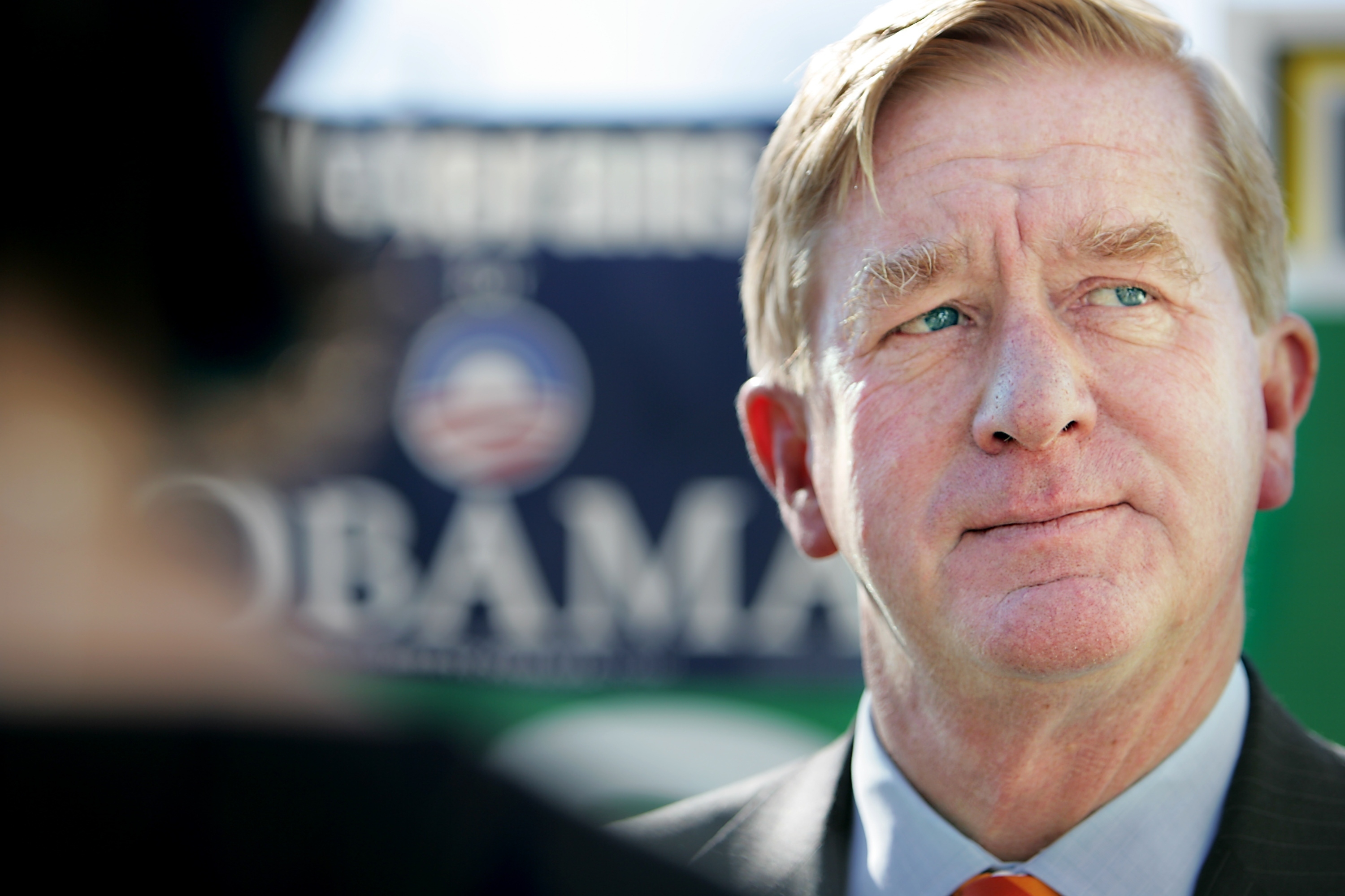 Weld, then a Republican, endorsed Democrat Barack Obama for president at the Obama campaign office in Salem, N.H., in 2008.