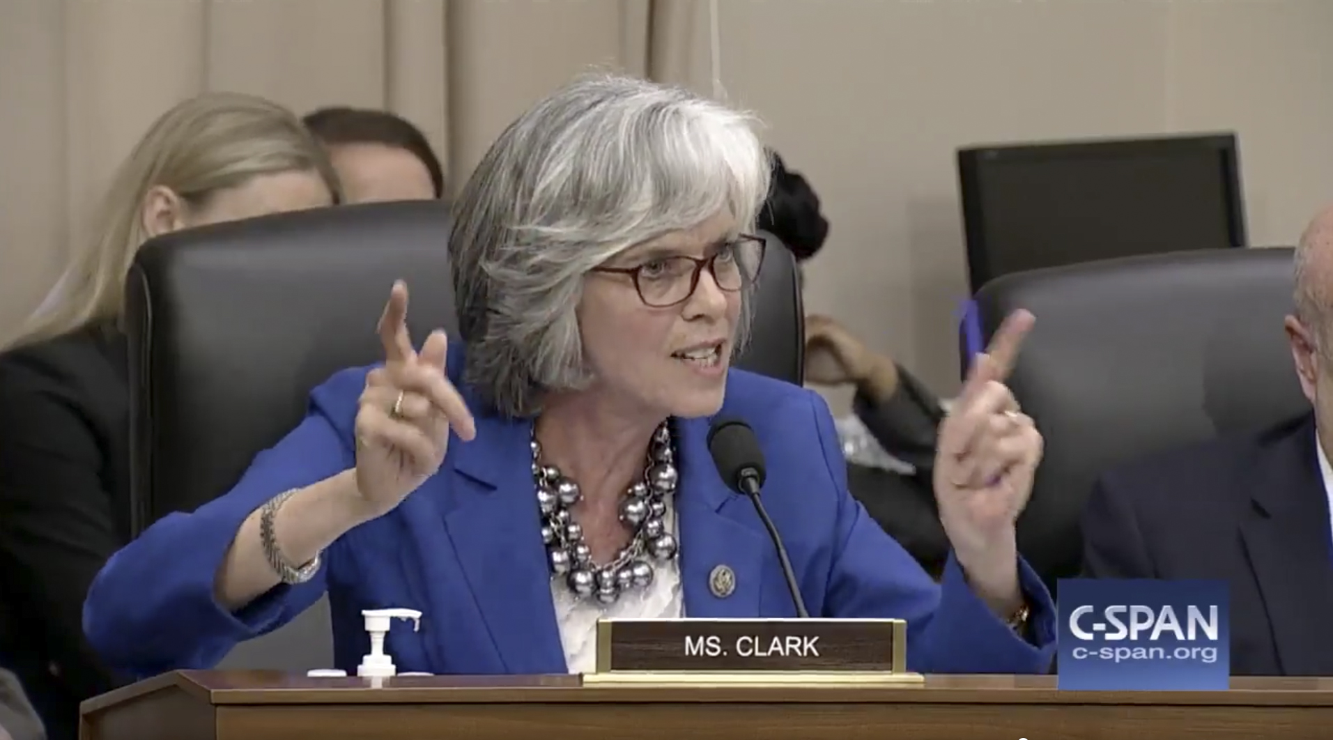Representative Katherine Clark of Massachusetts is a cosponsor of the House version of Sanders’ single-payer bill