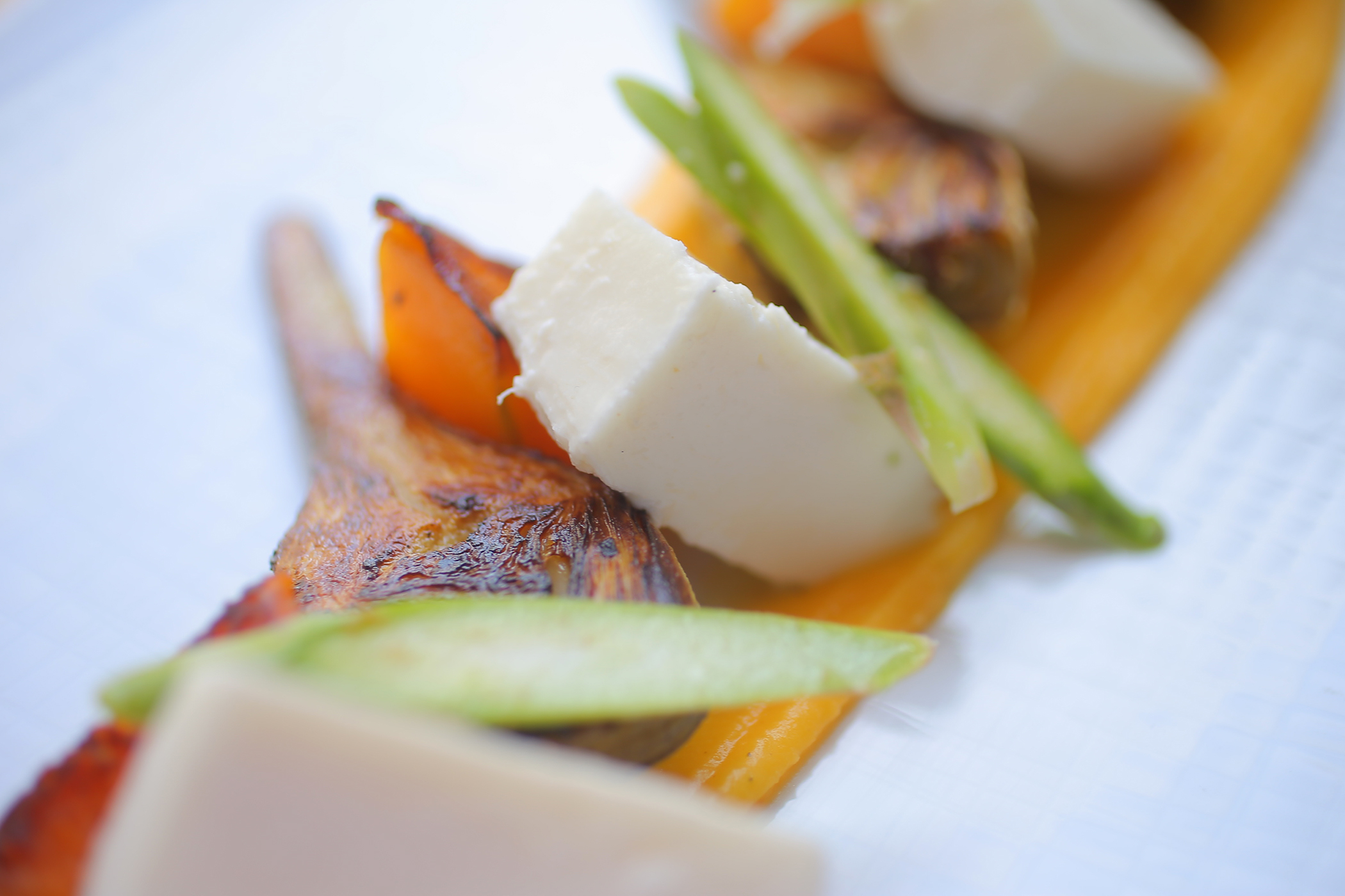 An artichoke and butternut squash appetizer