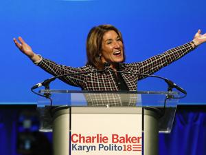 Lieutenant Governor Karyn Polito would likely be a GOP favorite for governor in 2022 if Charlie Baker decides not to seek a third term.