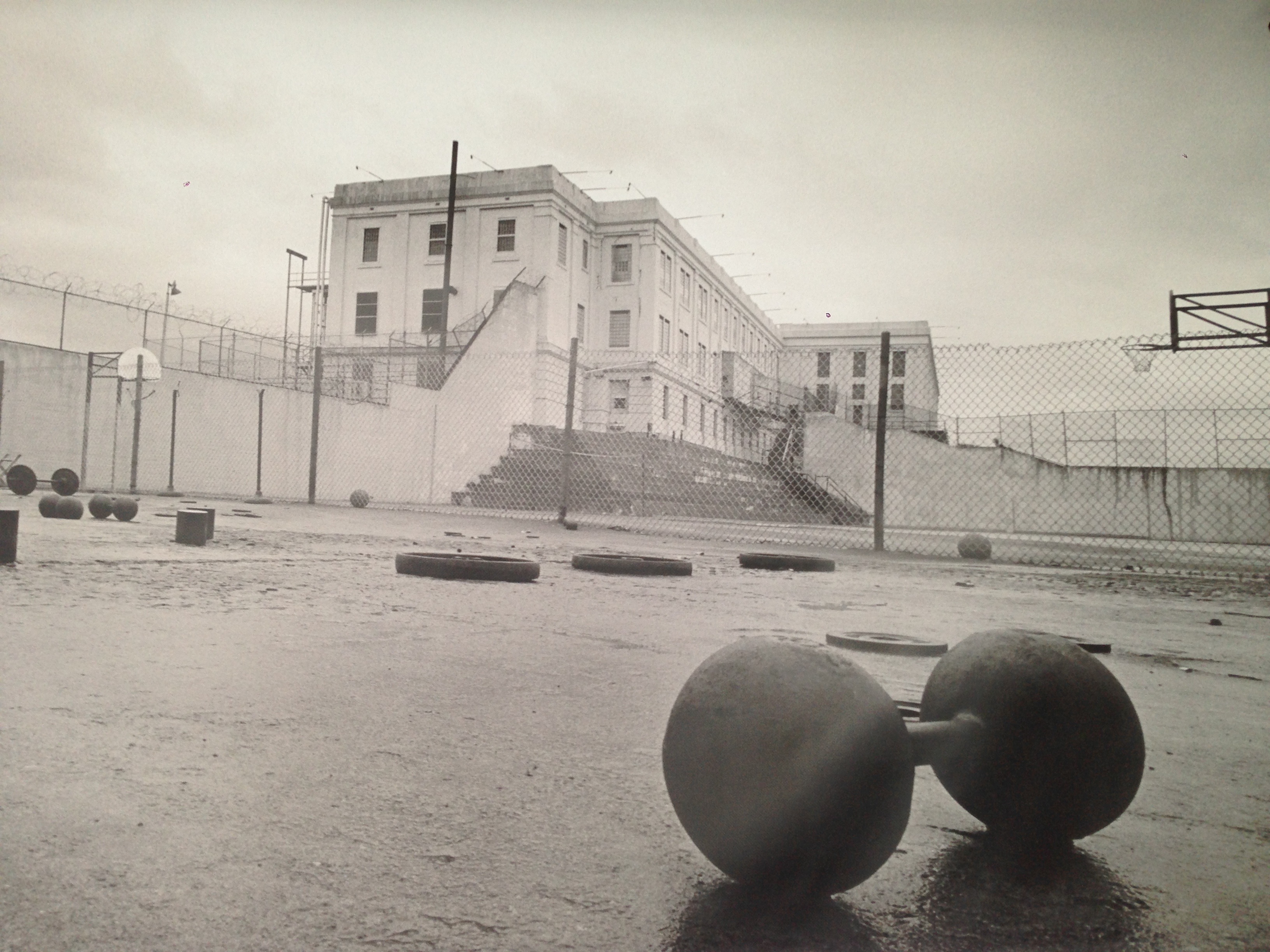 Basketball goals were added to the recreation yard in 1961, though they were torn down for filming of 1979’s “Escape from Alcatraz.”
