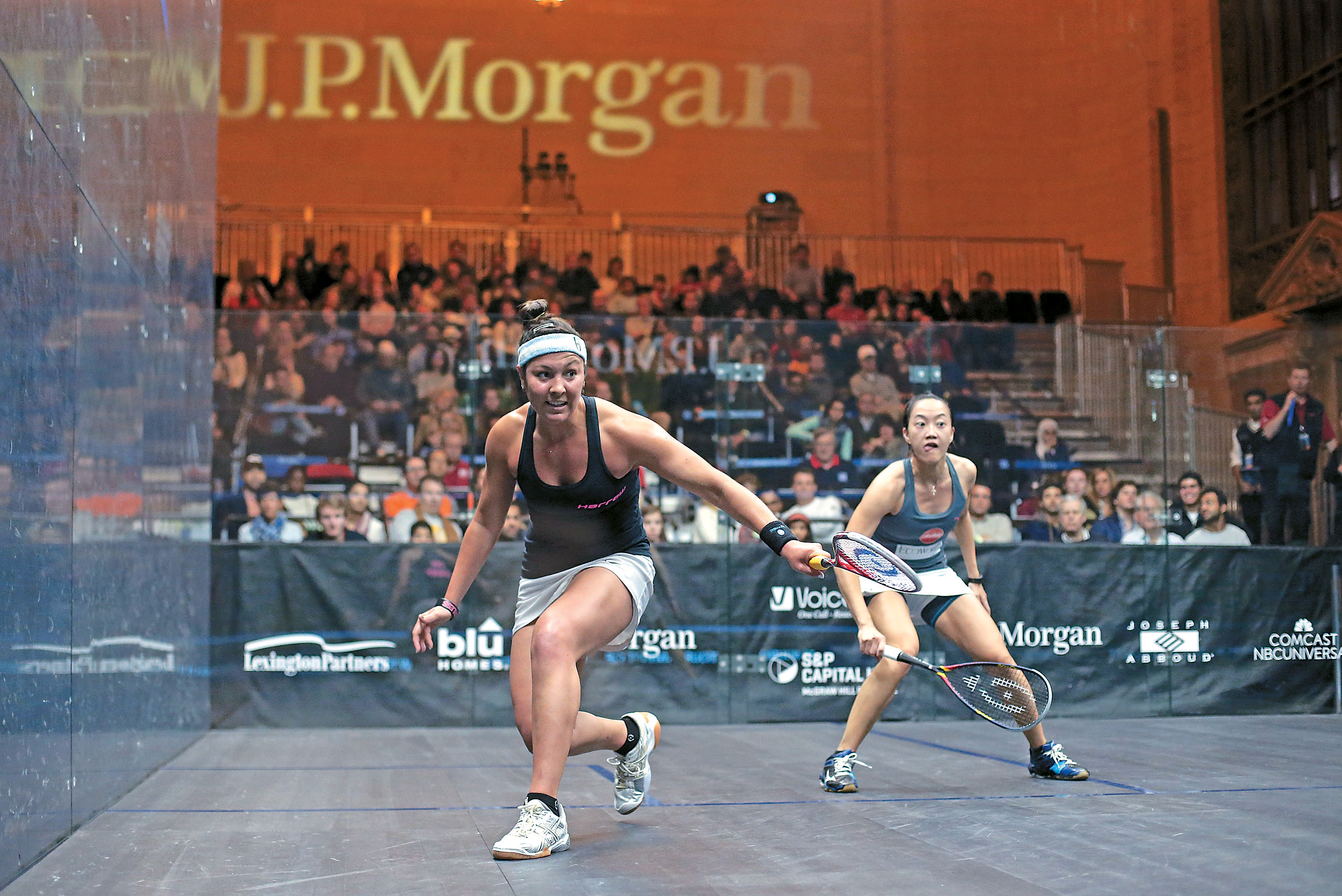 Amanda faces off against Low Wee Wern at the January Tournament of Champions.