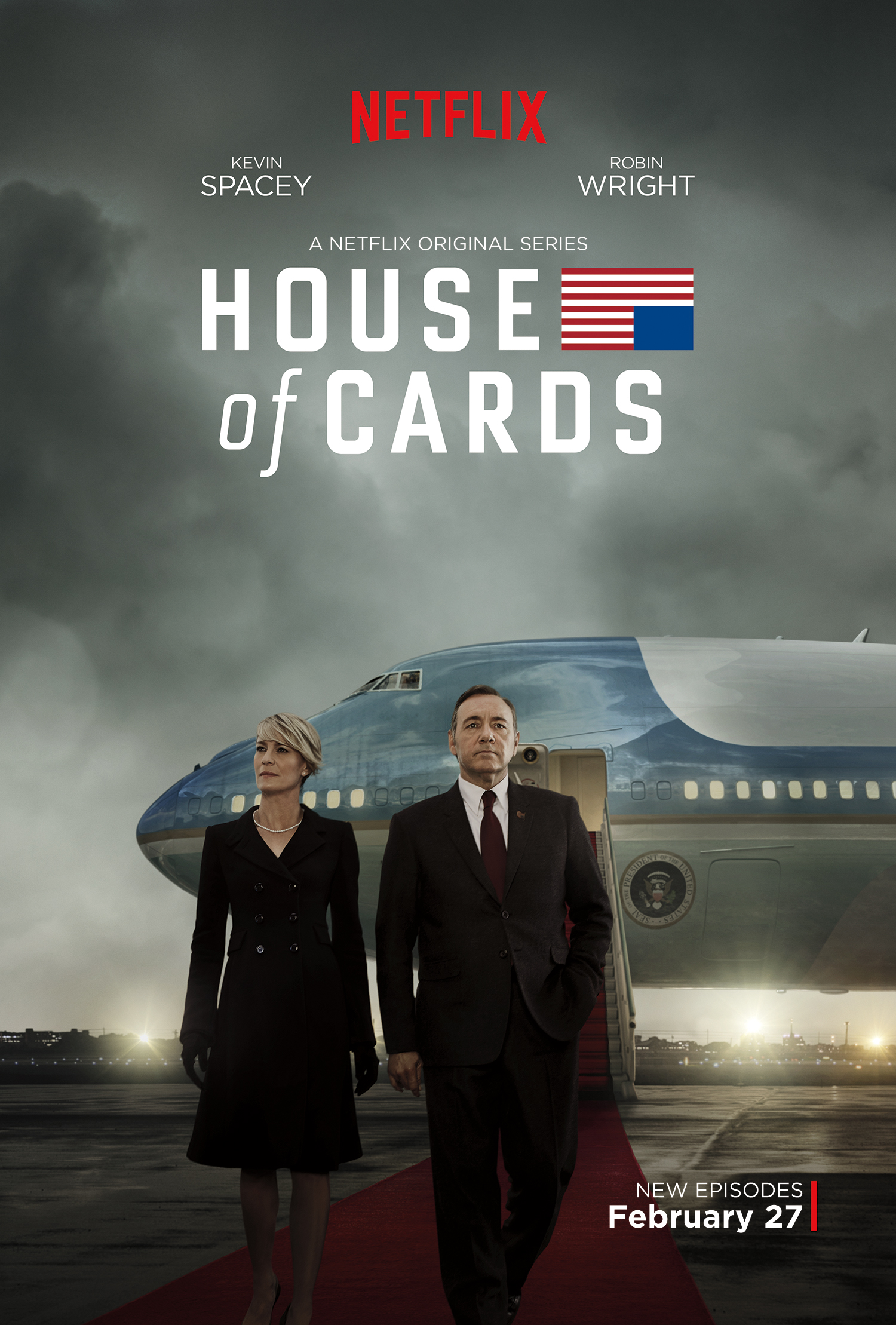 The poster for the third season of “House of Cards,” which was released Friday on Netflix.