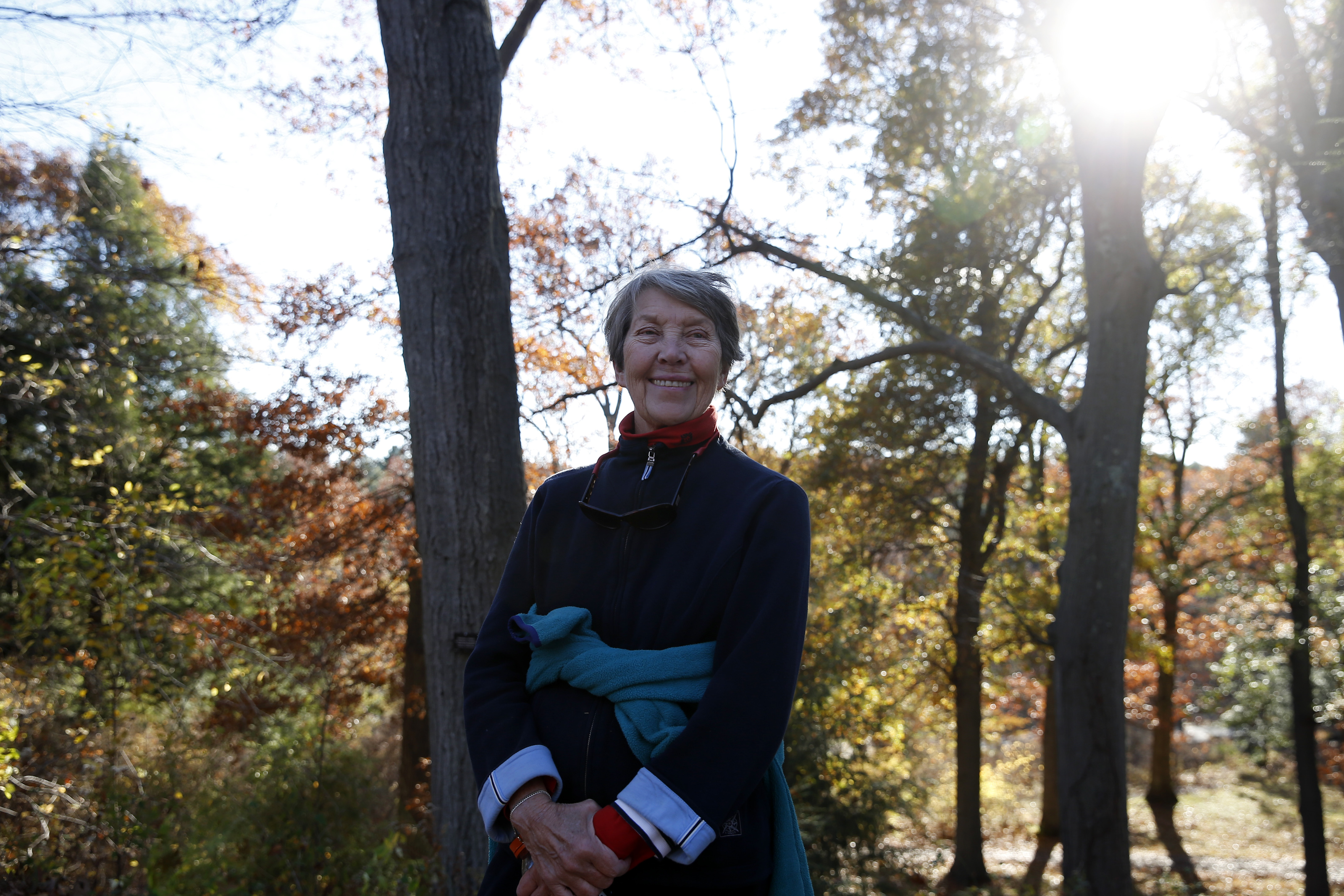 Laurie Noble said feeding and cleaning her newborn were hard during the 13-hour darkness.