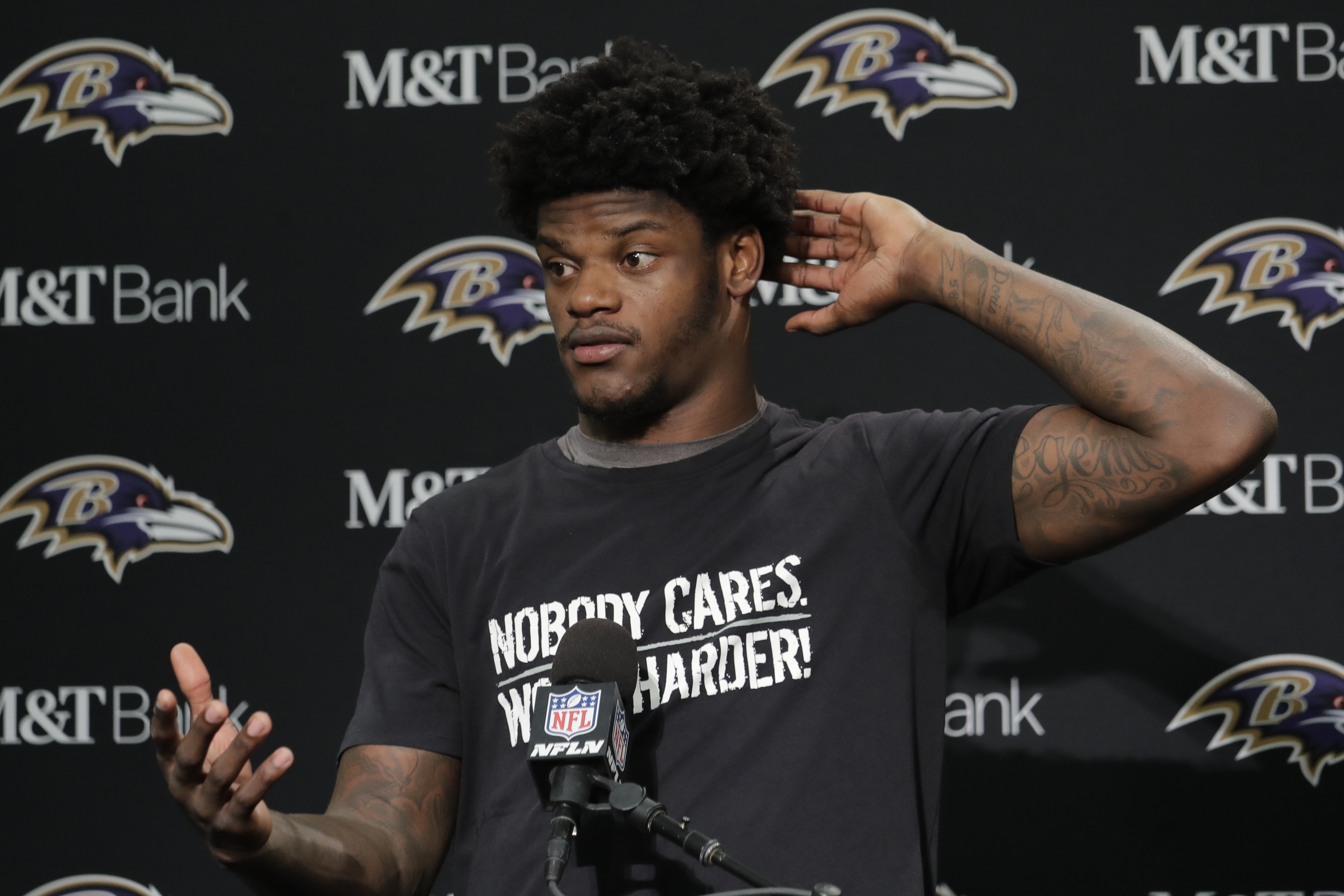 What do the Patrioits have in store for Baltimore quarterback Lamar Jackson?