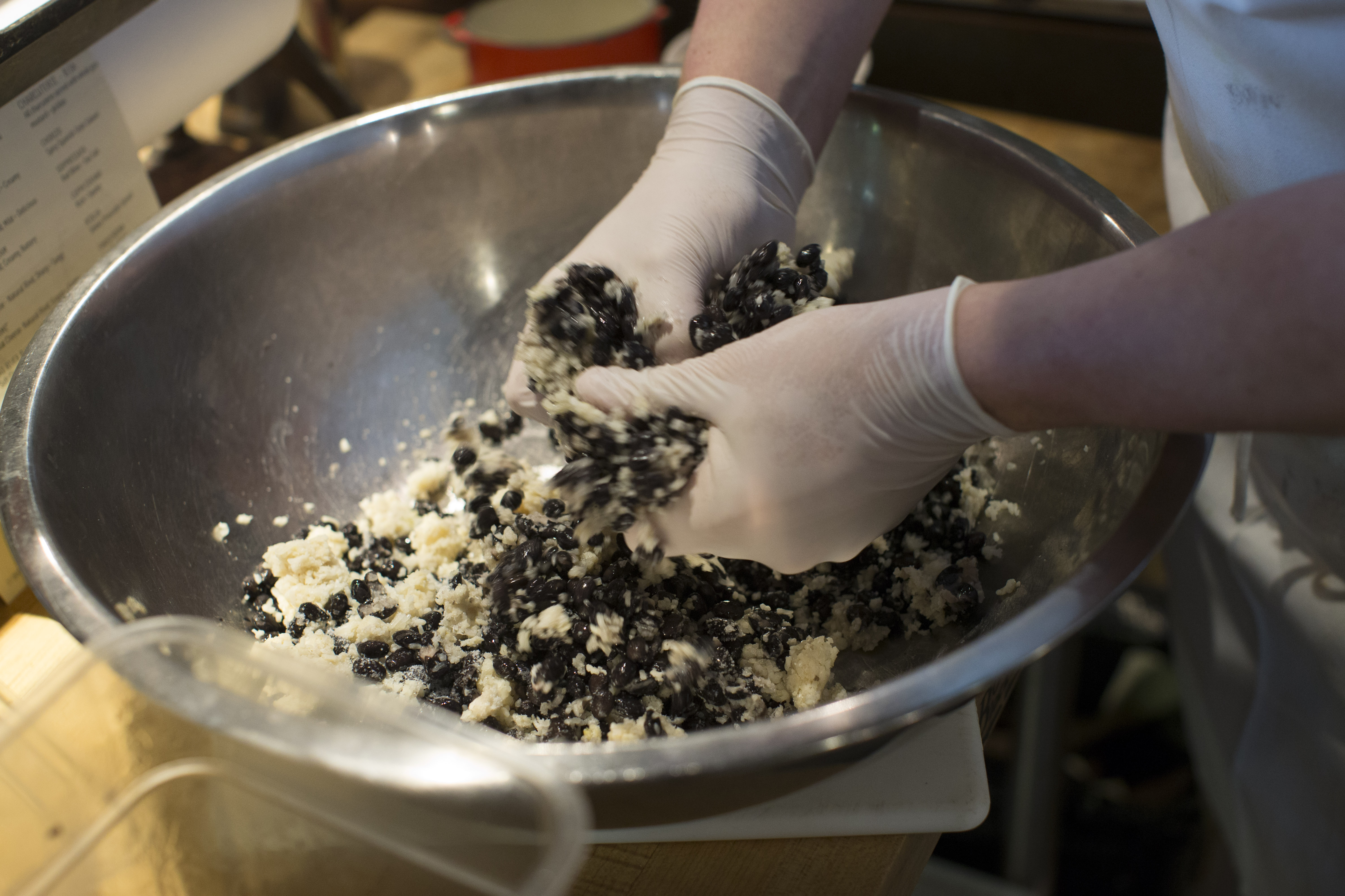 At Commonwealth in Cambridge, Nicco Muratore, the chef de cuisine, made black bean miso earlier this summer.