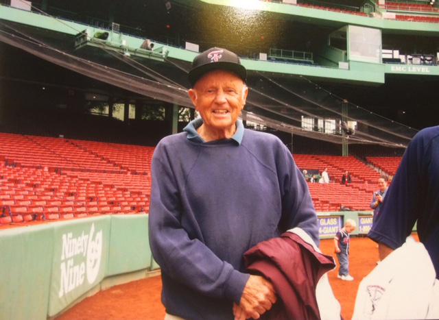 Al Irish at Fenway Park.