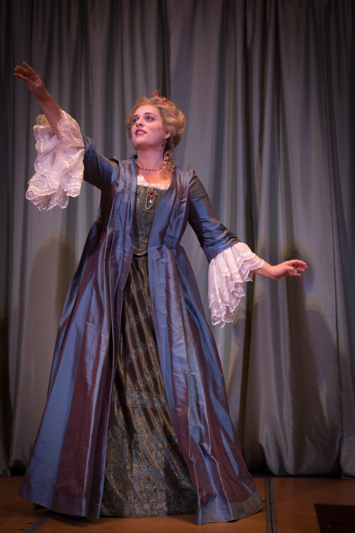 Soprano Teresa Wakim performing at Jordan Hall on Sunday.