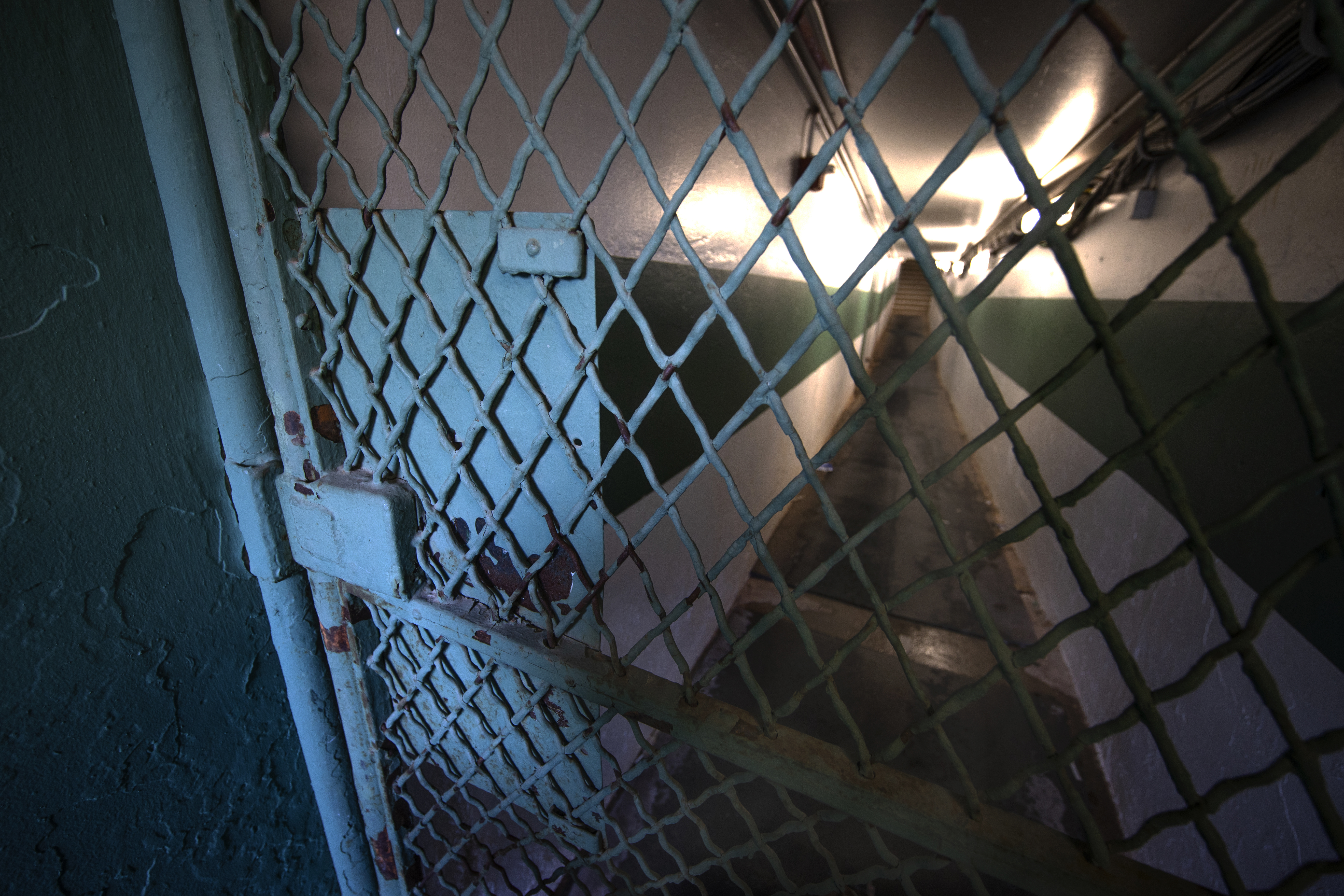 The tunnel from the visitors dugout to the clubhouse is locked.